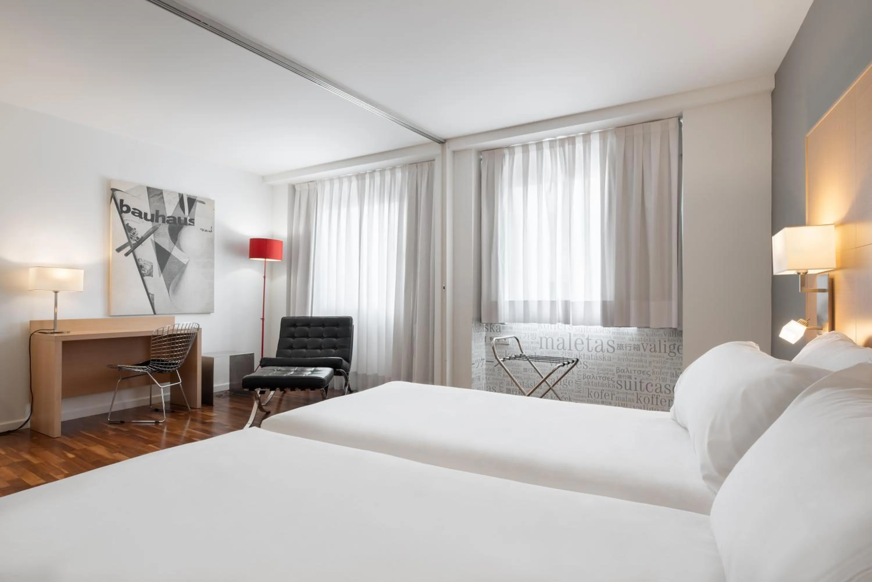 Bed in Eurostars Marqués de Vallejo