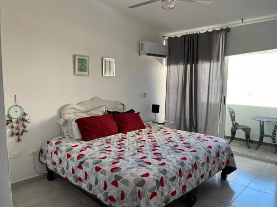 Bedroom, Bed in Condo playa cerritos con 2 albercas Mazatlan