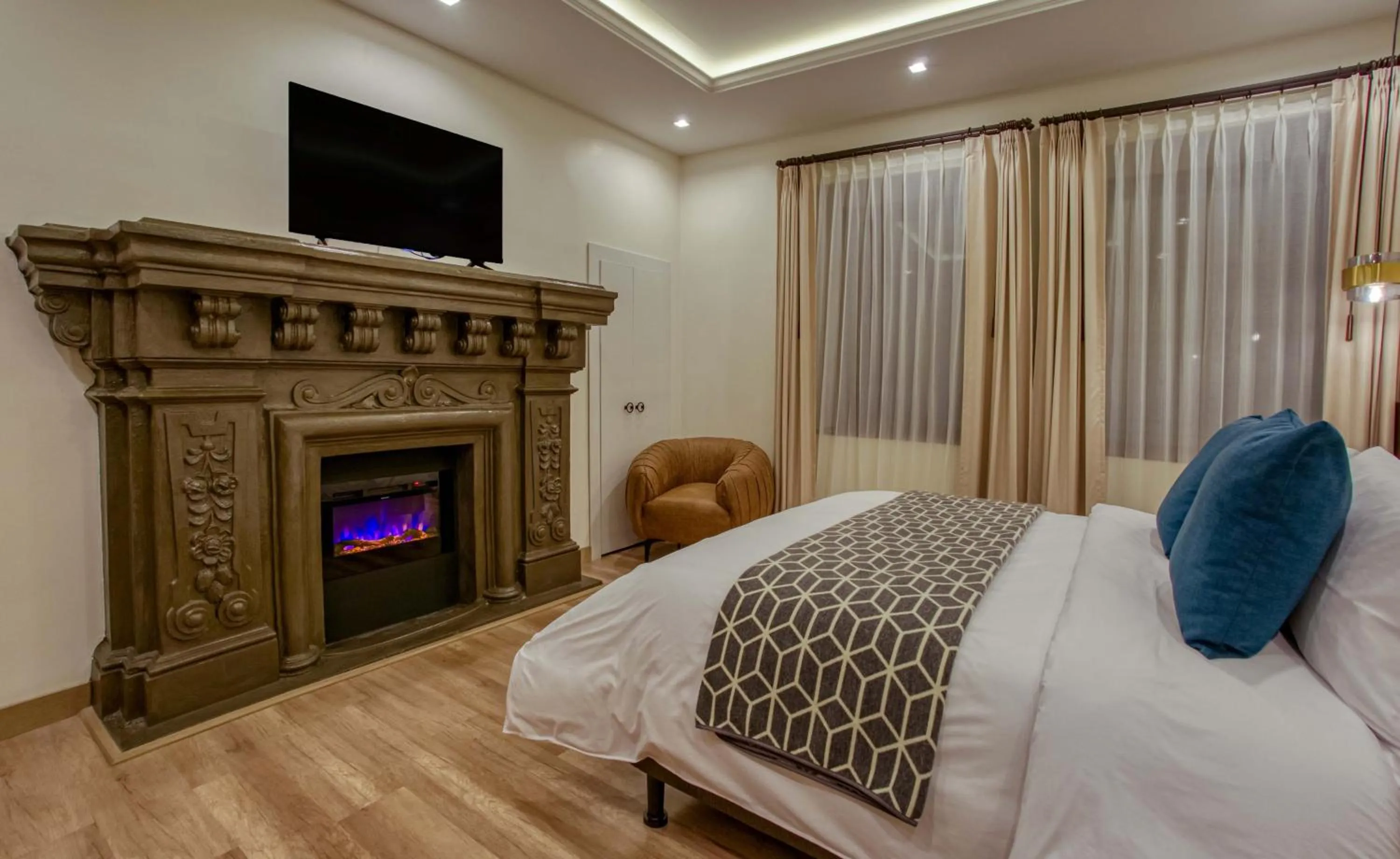 flat iron, Bed in Wanderlot - Hotel Plaza Central