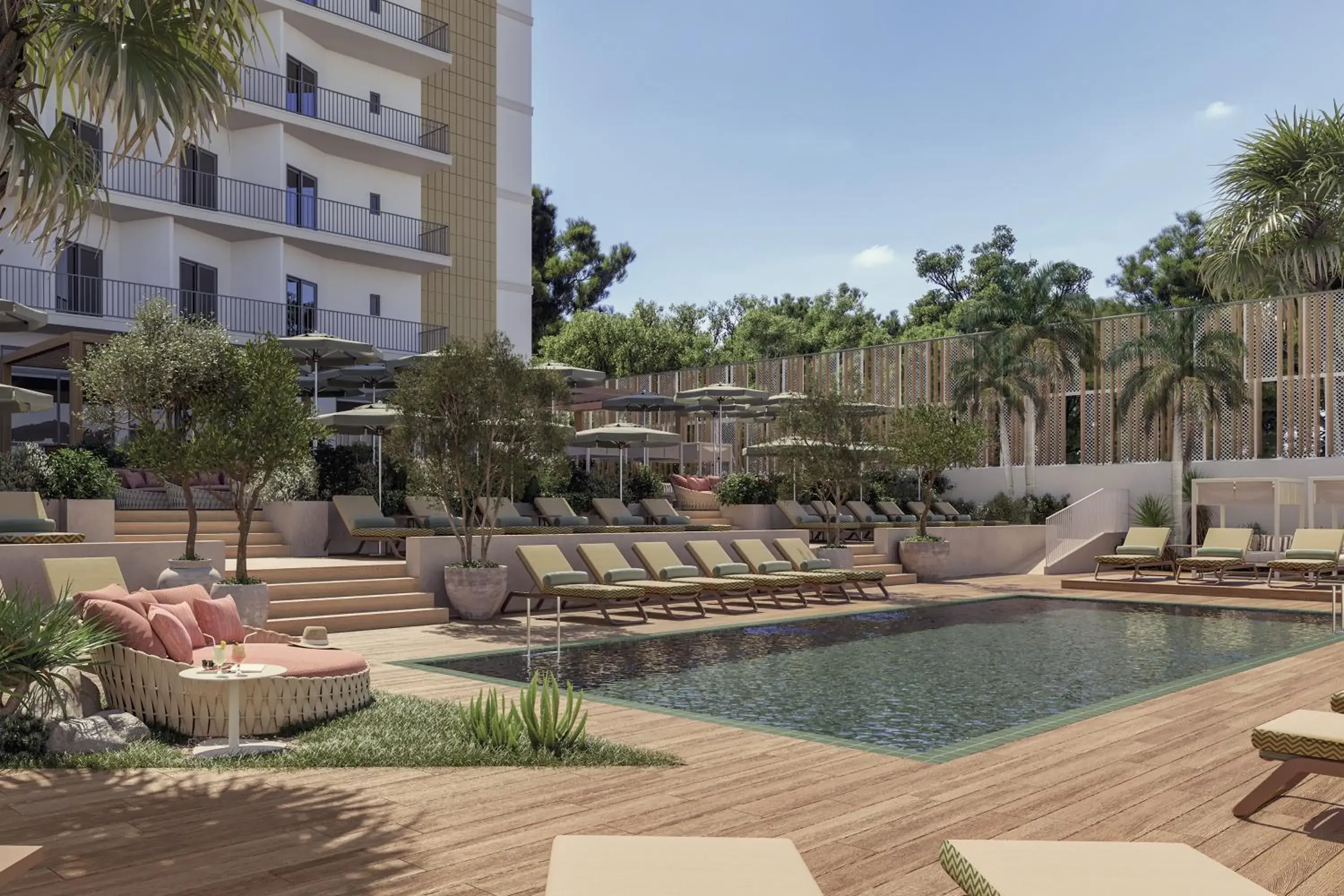 Swimming pool in Alua Linda Mallorca Swimming pool in Alua Linda Mallorca