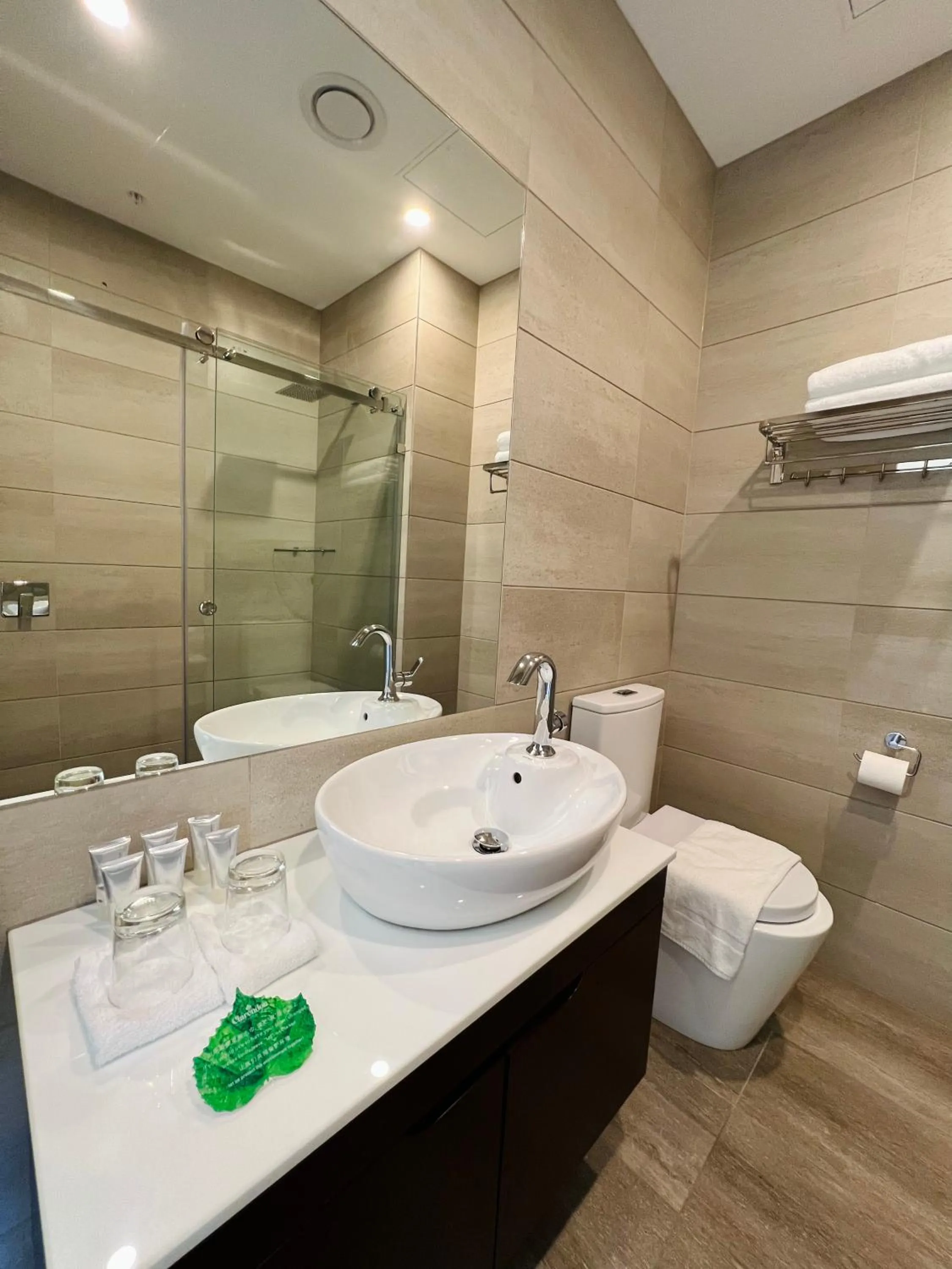 Shower in Clarendon Hotel