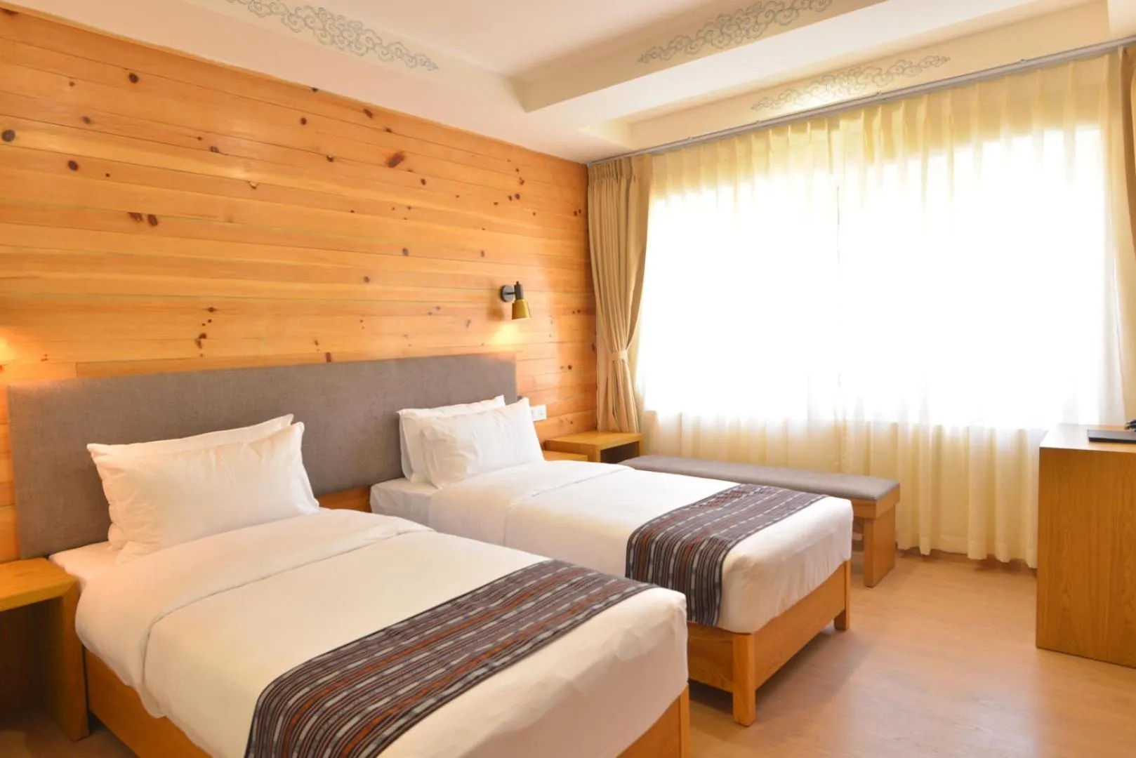 Bed in The Willows Hotel, Bhutan