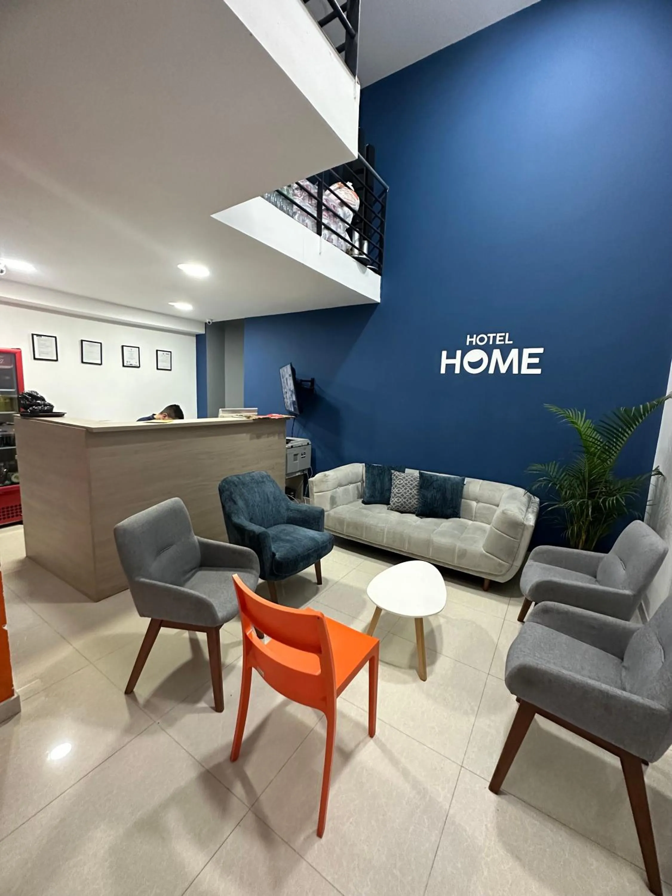 Lobby or reception in HOTEL HOME