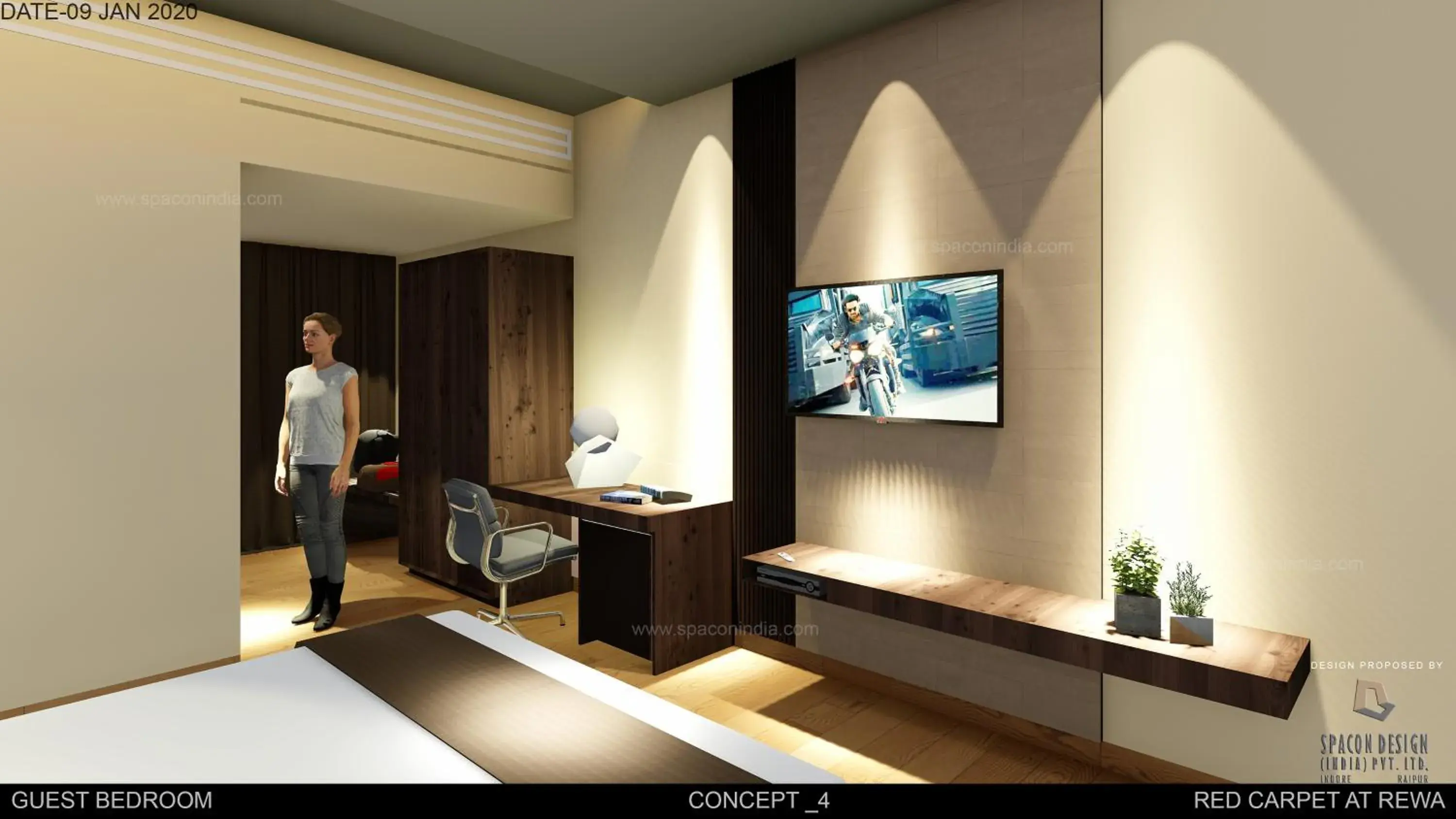 Bedroom in Enrise by Sayaji Rewa Bedroom in Enrise by Sayaji Rewa