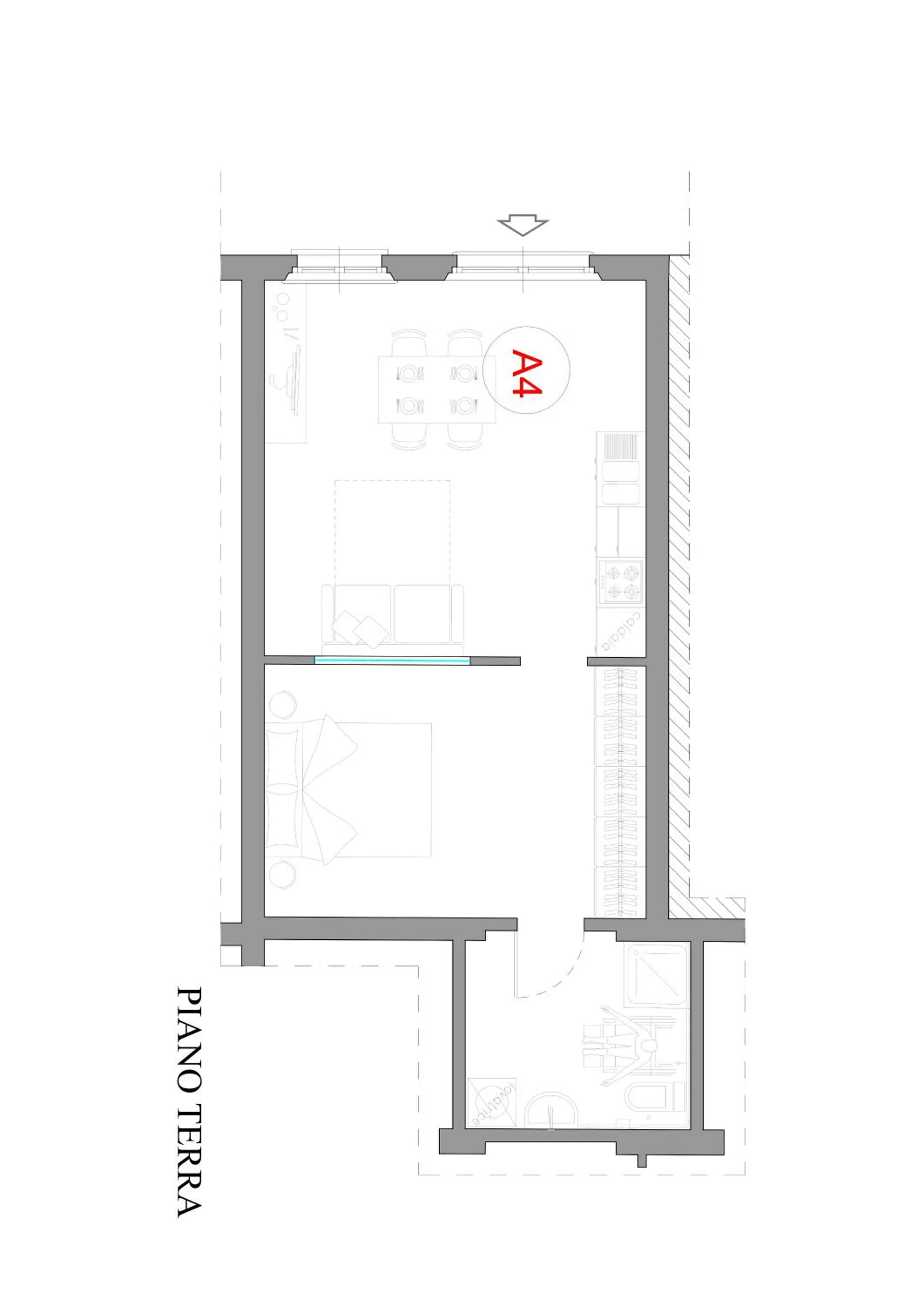 Floor plan in Residence Antico Borgo