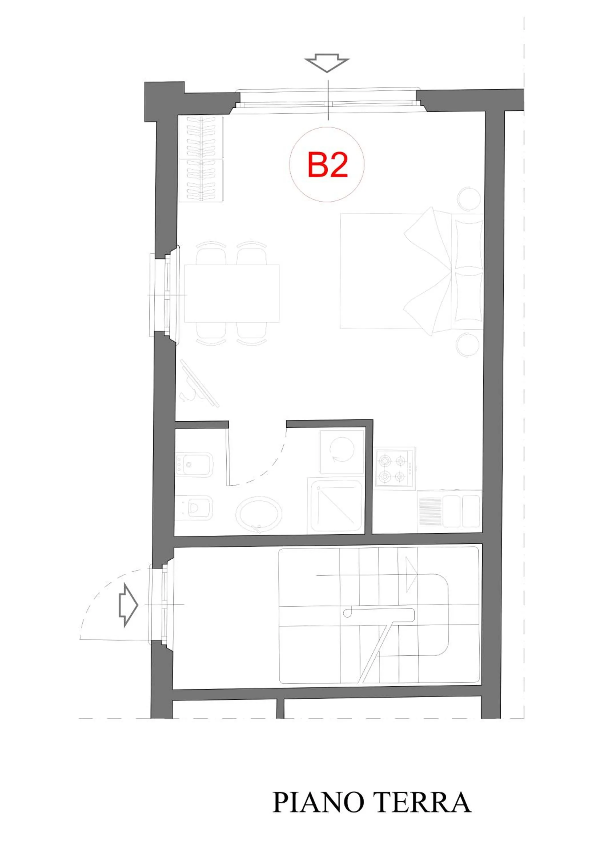Floor plan in Residence Antico Borgo
