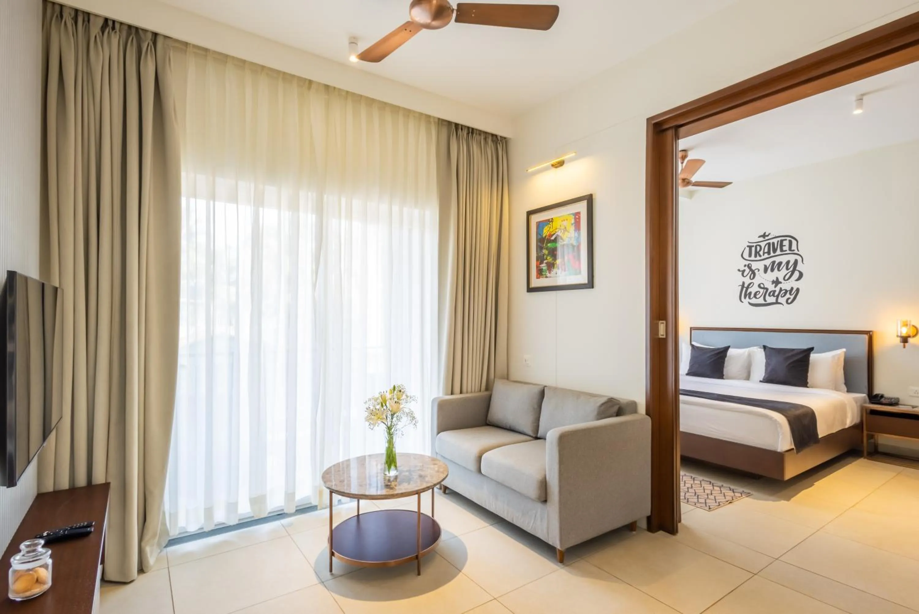 Seating area in Artistry Suites