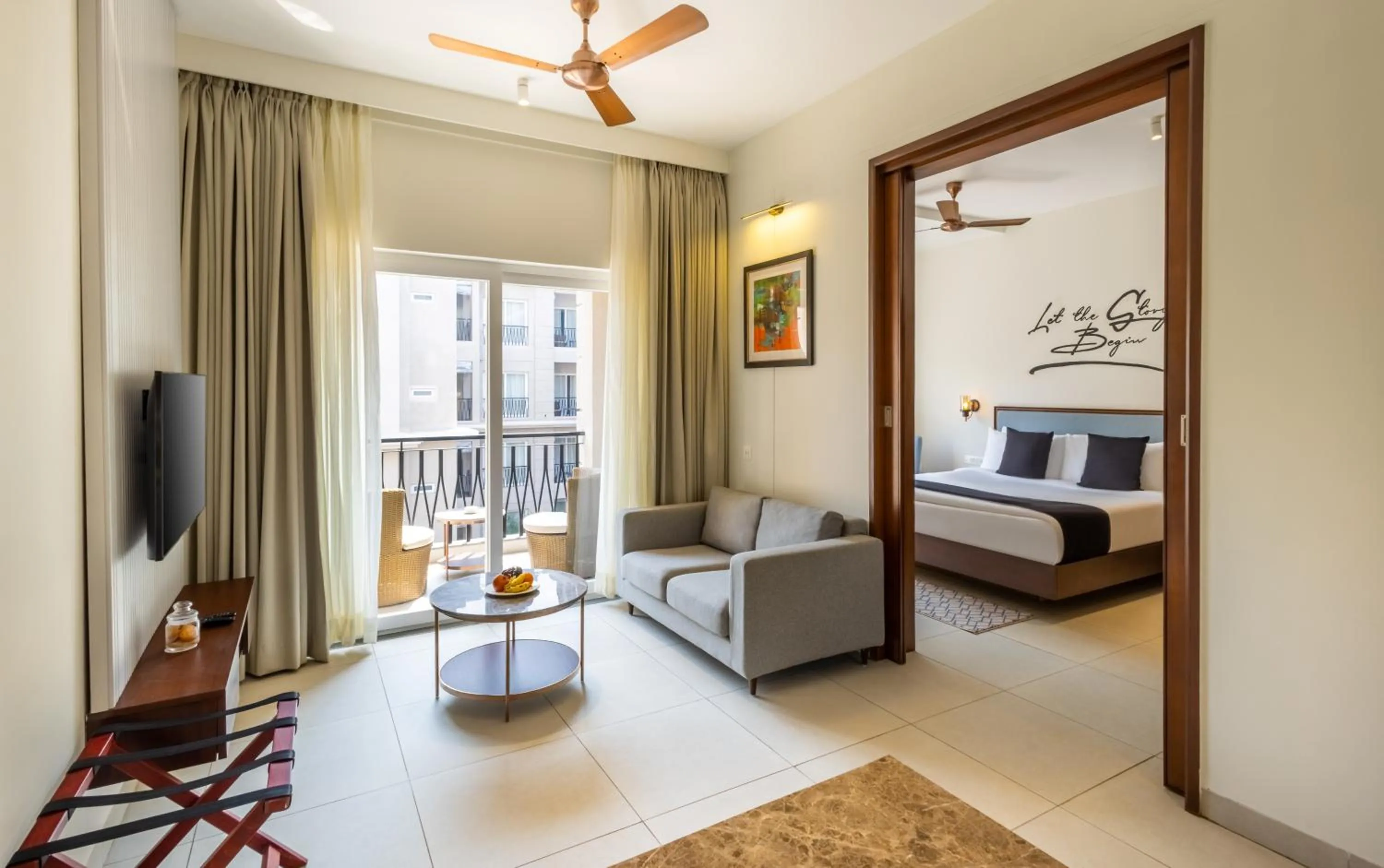 Floor plan, Bed in Artistry Suites