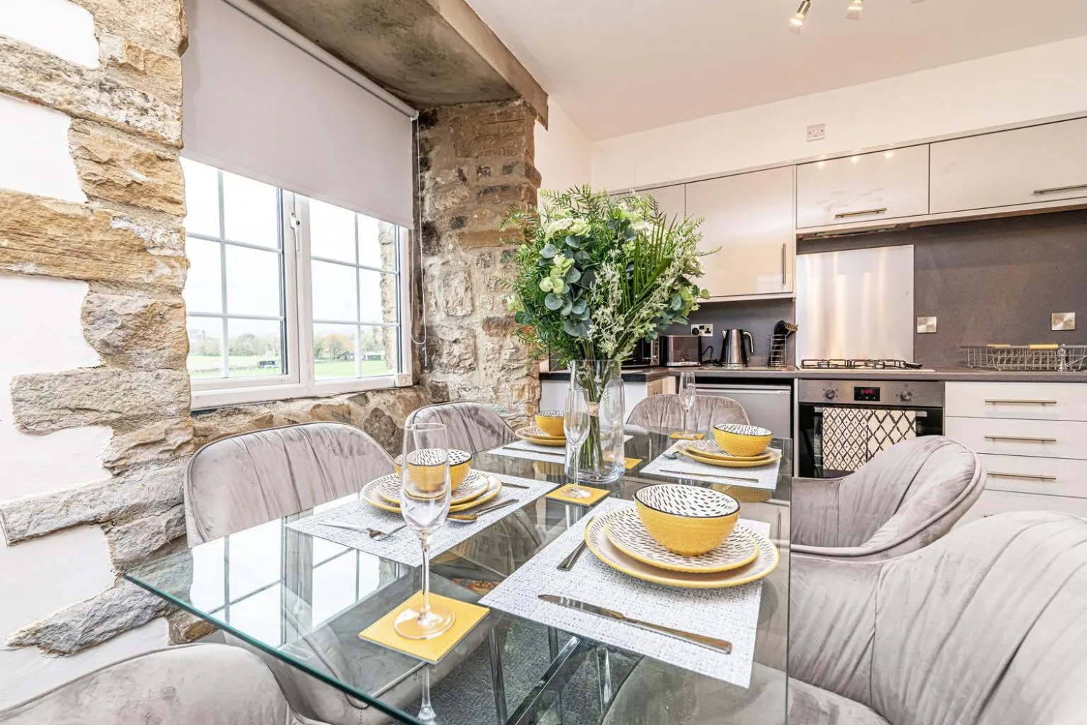 Dining area in Bridge End Mill by Guestz