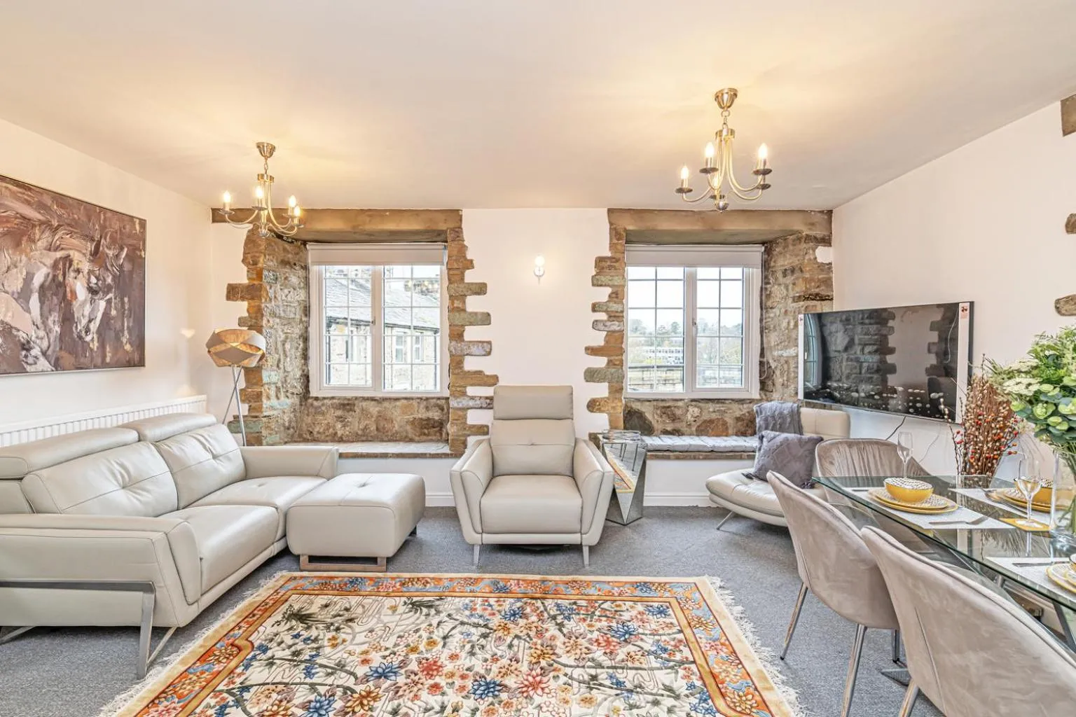 Living room in Bridge End Mill by Guestz