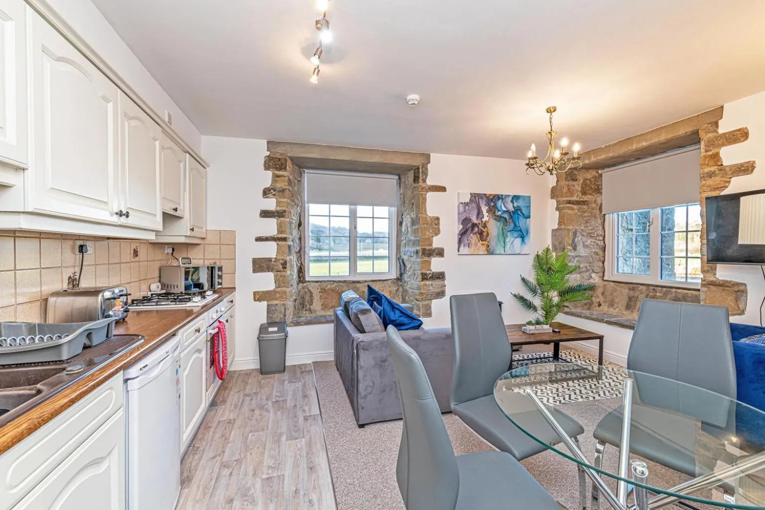 kitchen in Bridge End Mill by Guestz