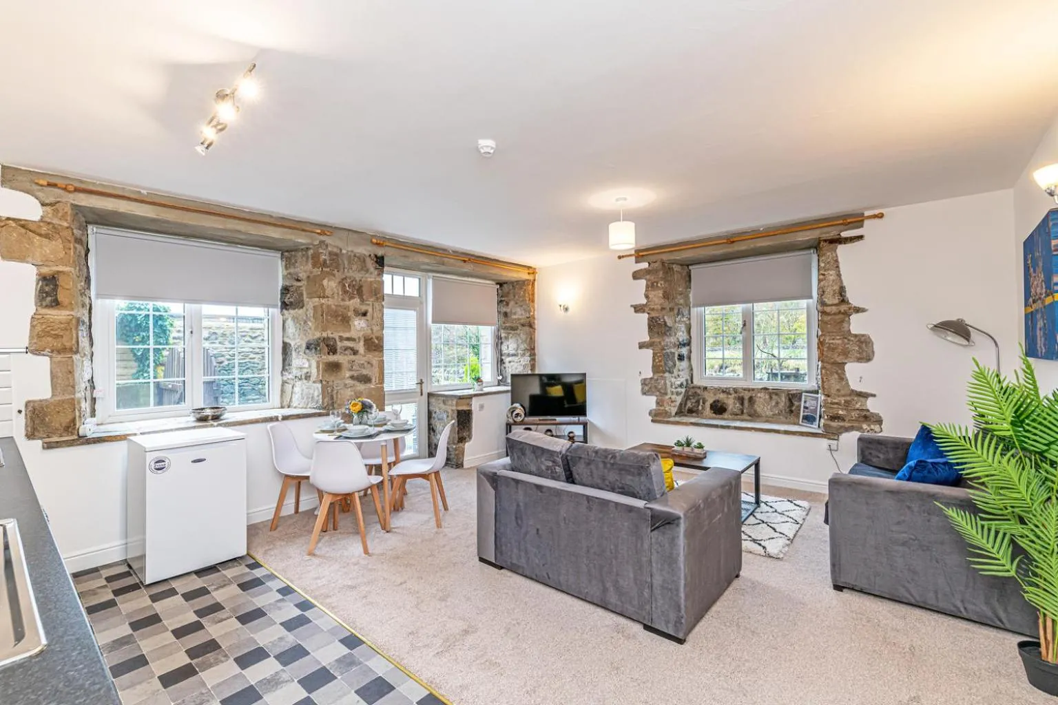 Living room in Bridge End Mill by Guestz