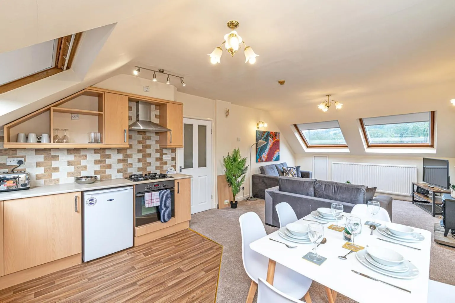 Living room in Bridge End Mill by Guestz