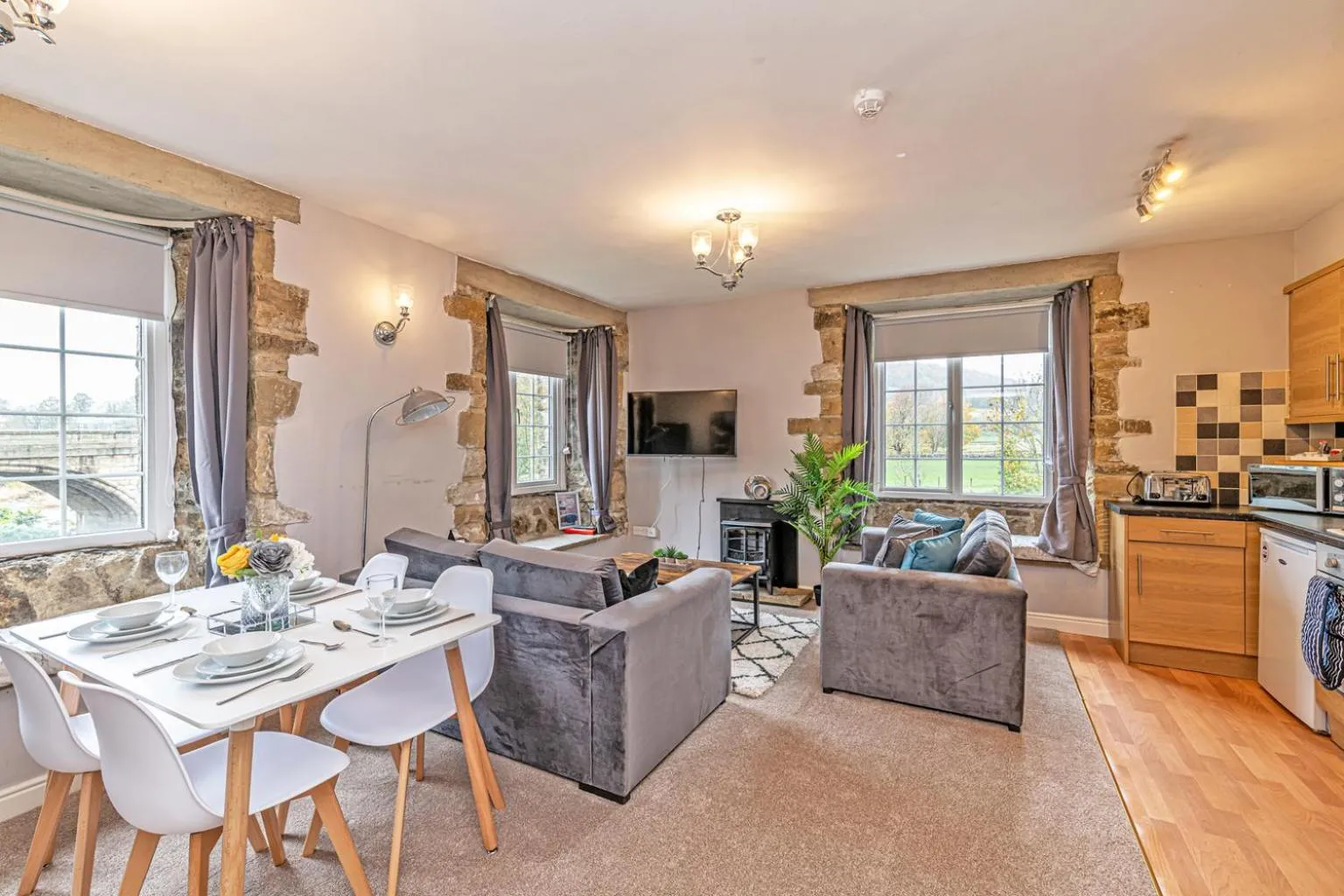 Living room in Bridge End Mill by Guestz
