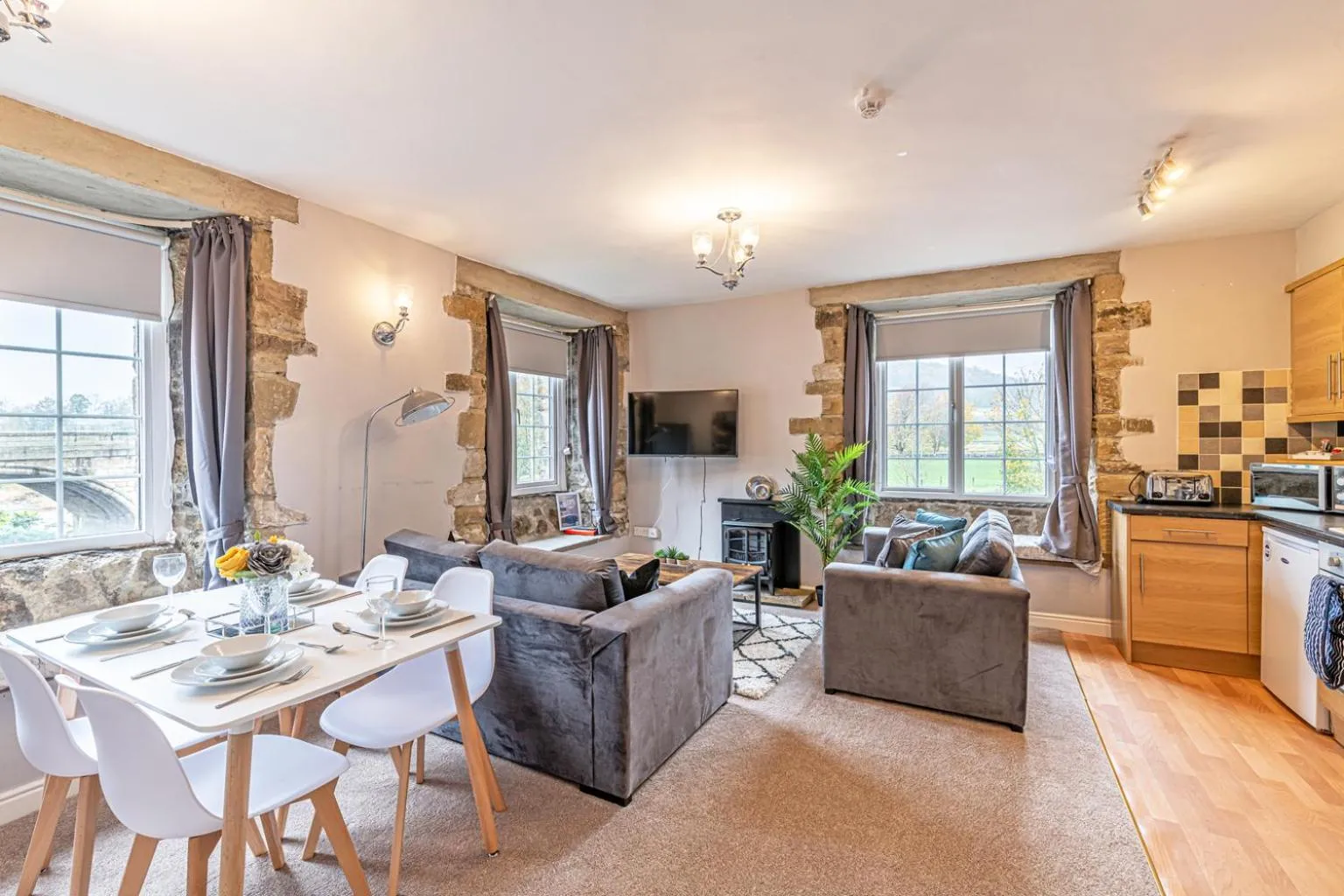 Living room in Bridge End Mill by Guestz