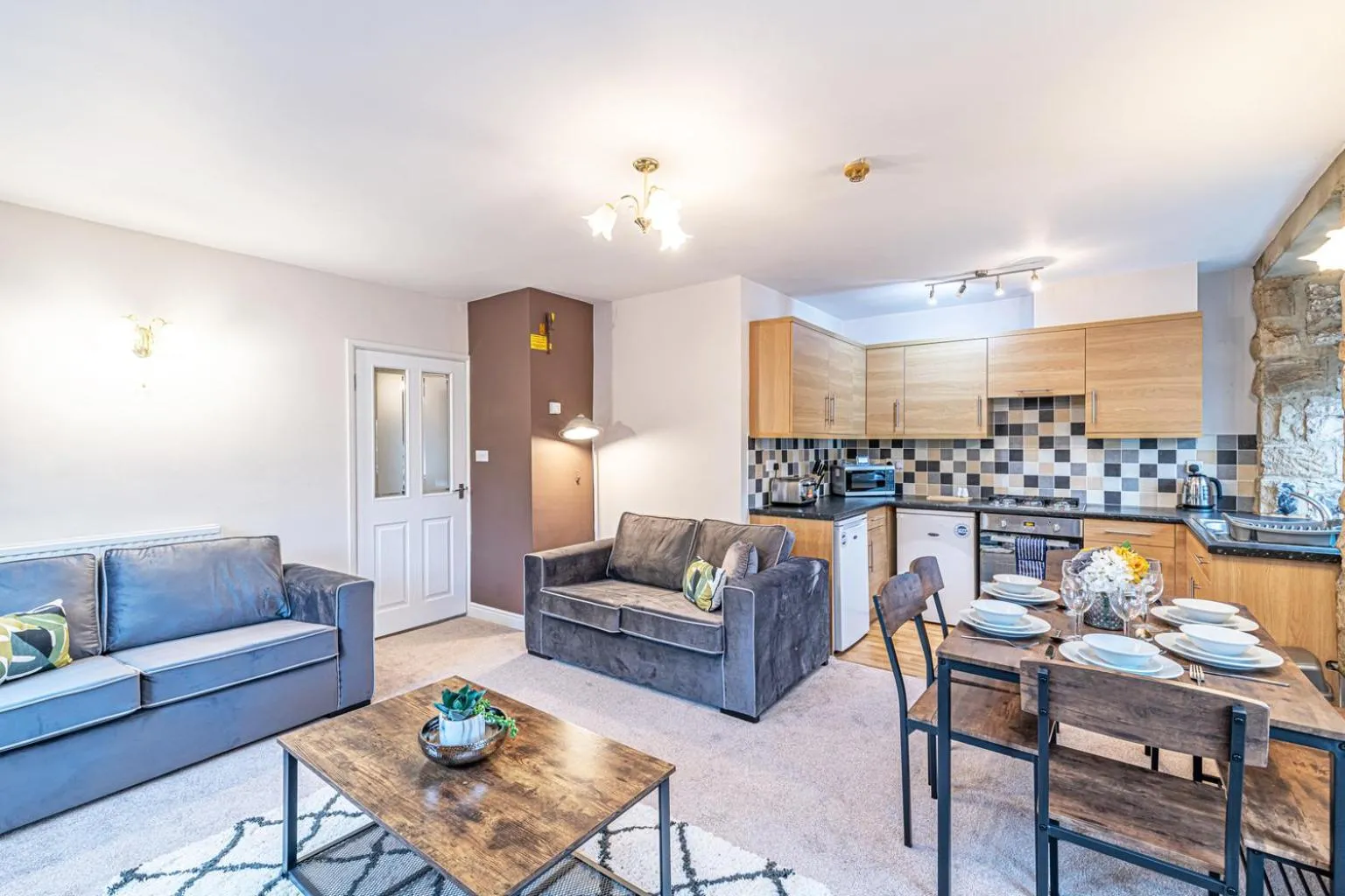 Living room in Bridge End Mill by Guestz