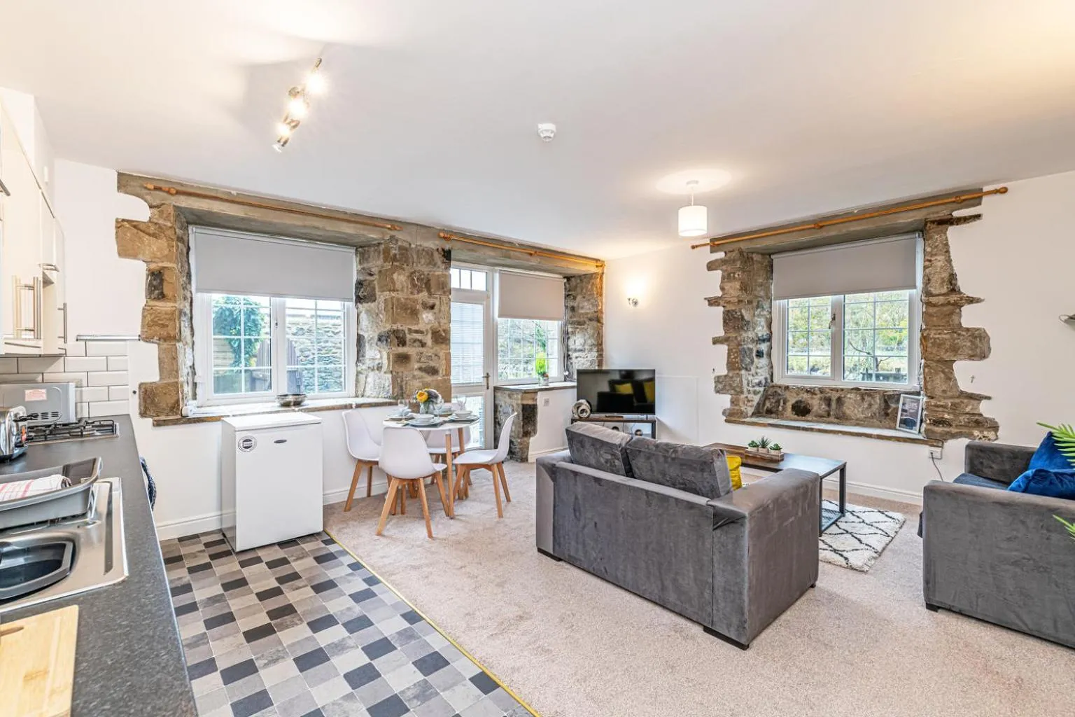Living room in Bridge End Mill by Guestz