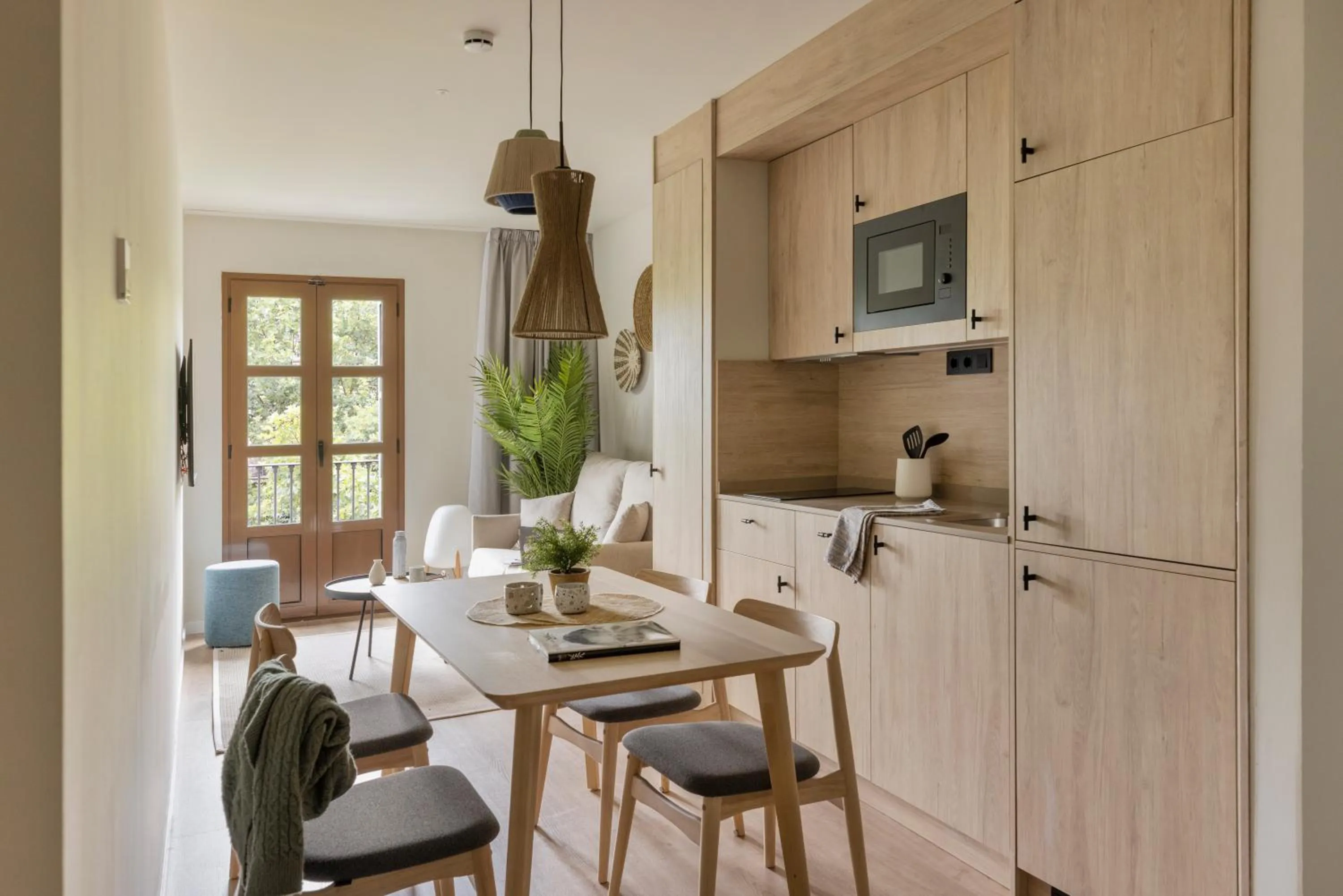 Kitchen or kitchenette in Líbere Barcelona Sant Antoni