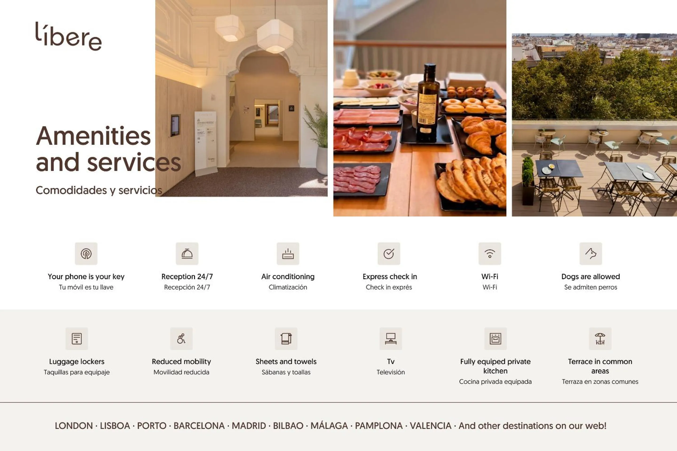 Text overlay in Líbere Barcelona Sant Antoni