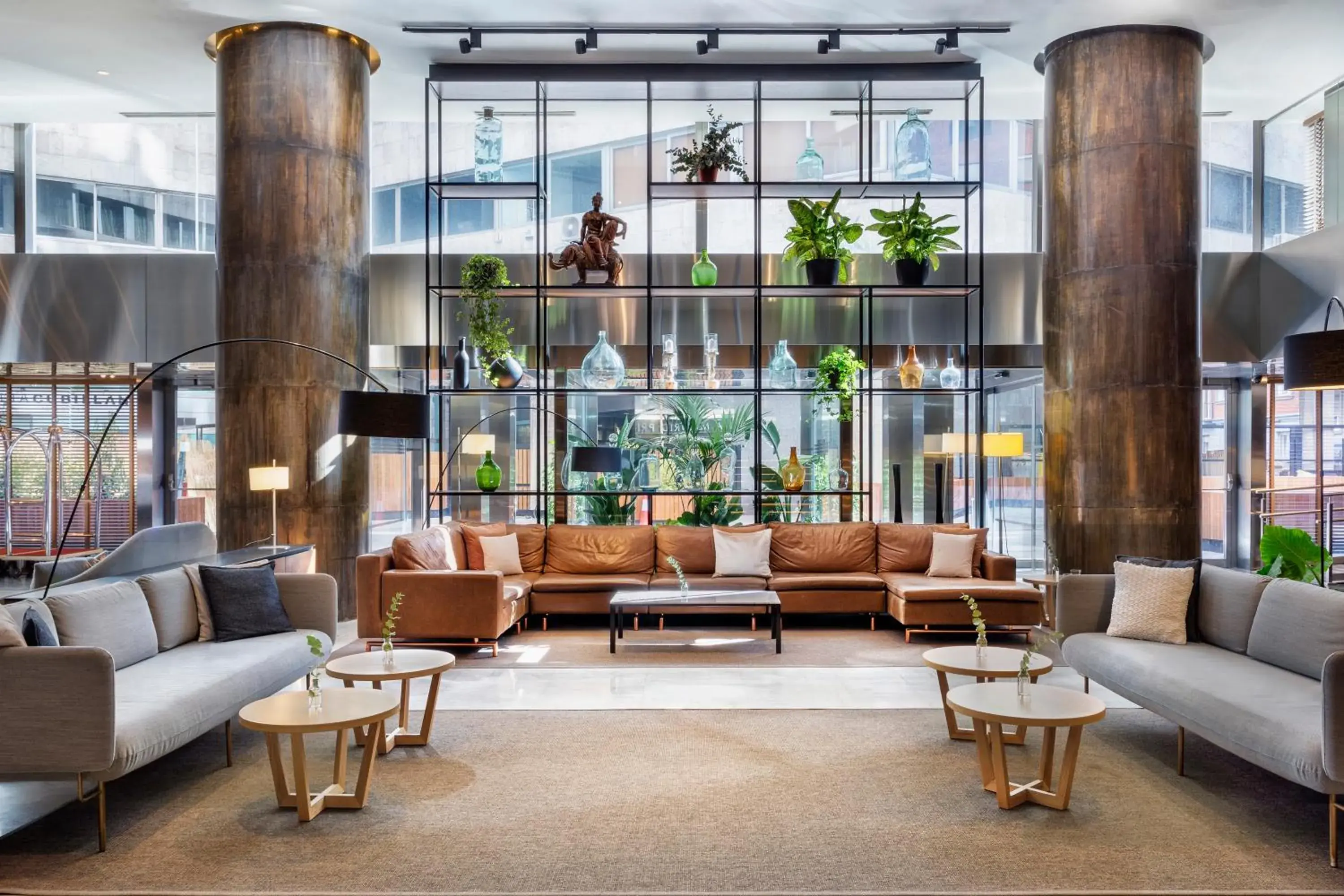 Lobby or reception in Melia Madrid Princesa Lobby or reception in Melia Madrid Princesa