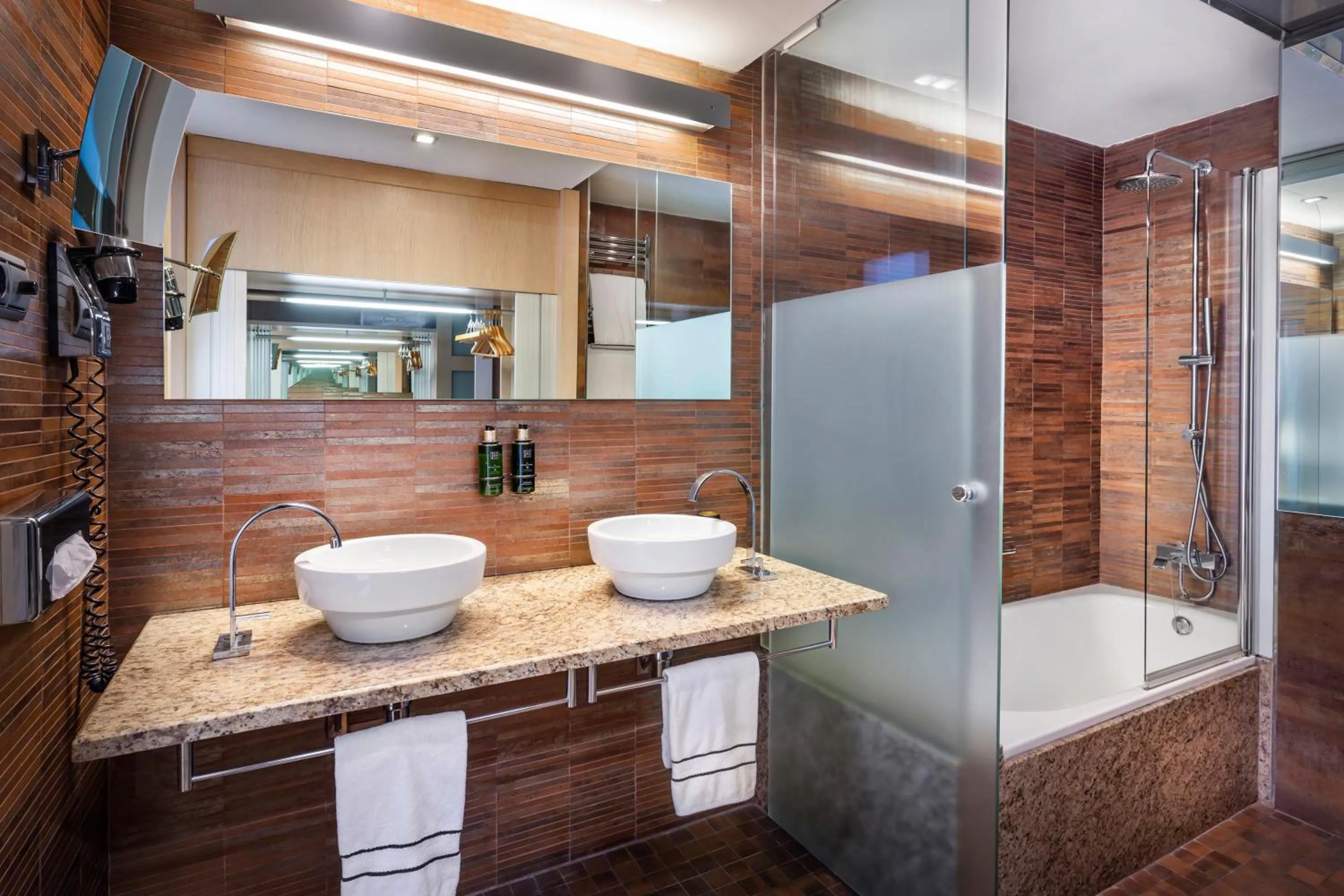 Bathroom in Melia Madrid Princesa