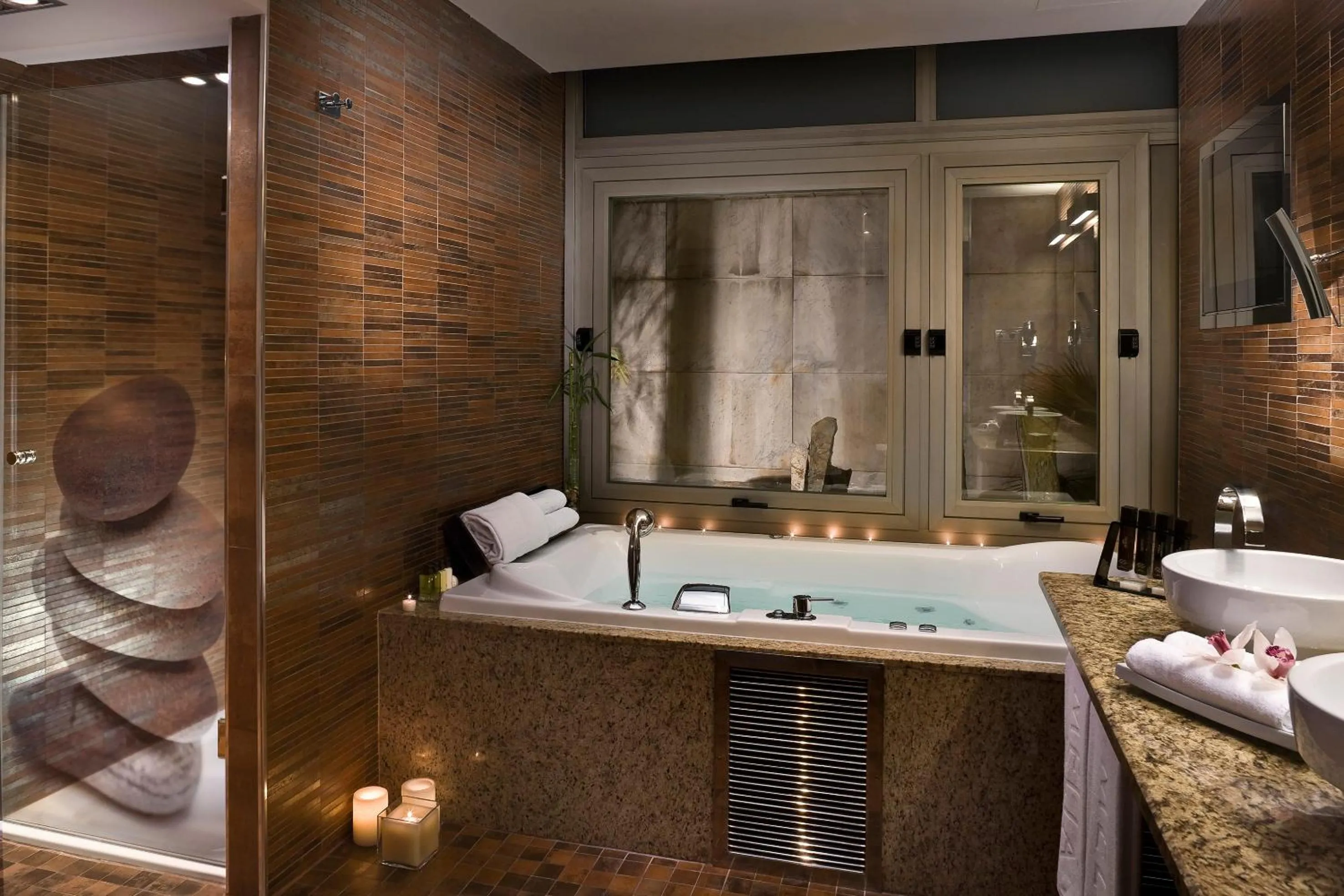 Bathroom in Melia Madrid Princesa