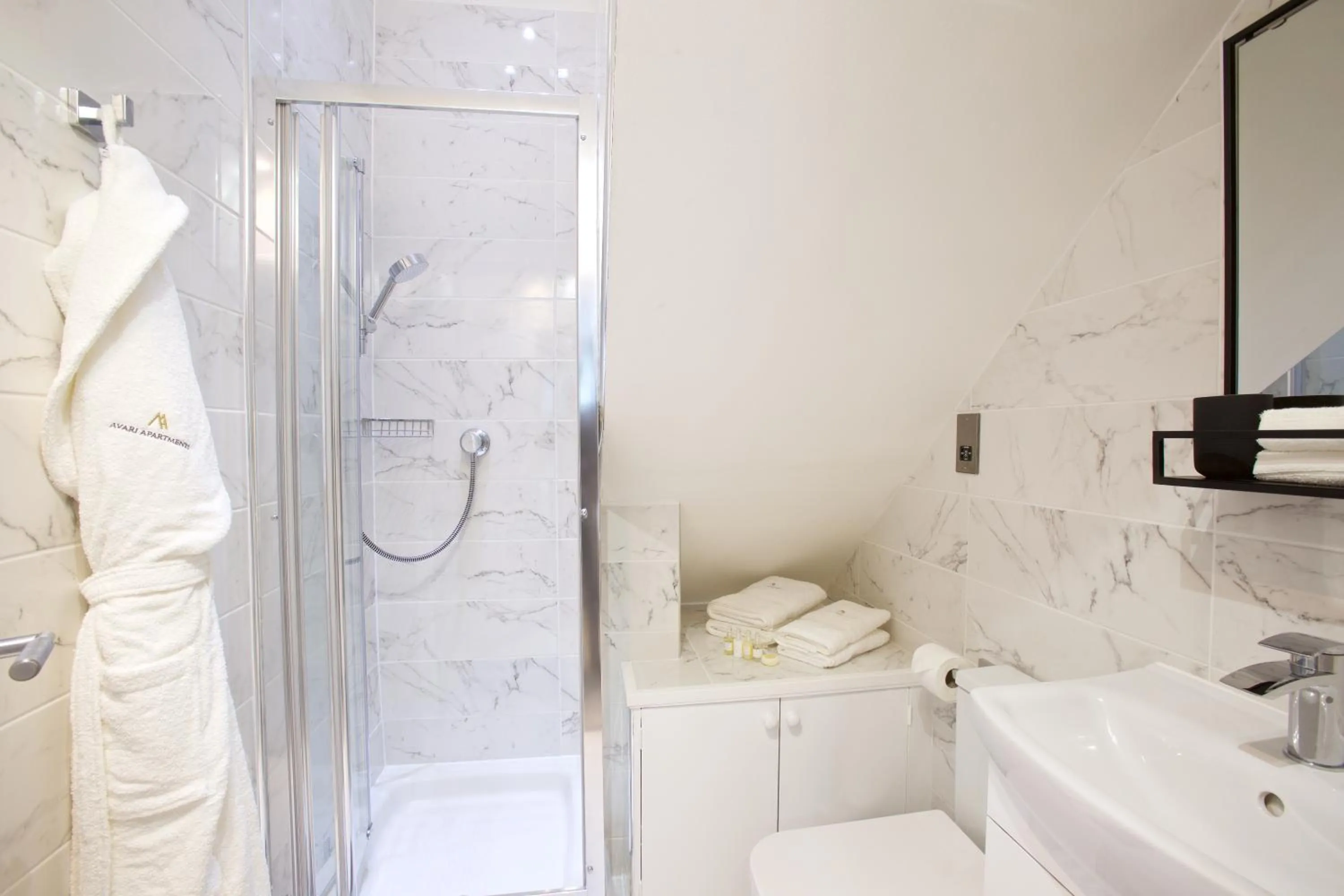 Shower in Avari Apartments - Winchester Collection