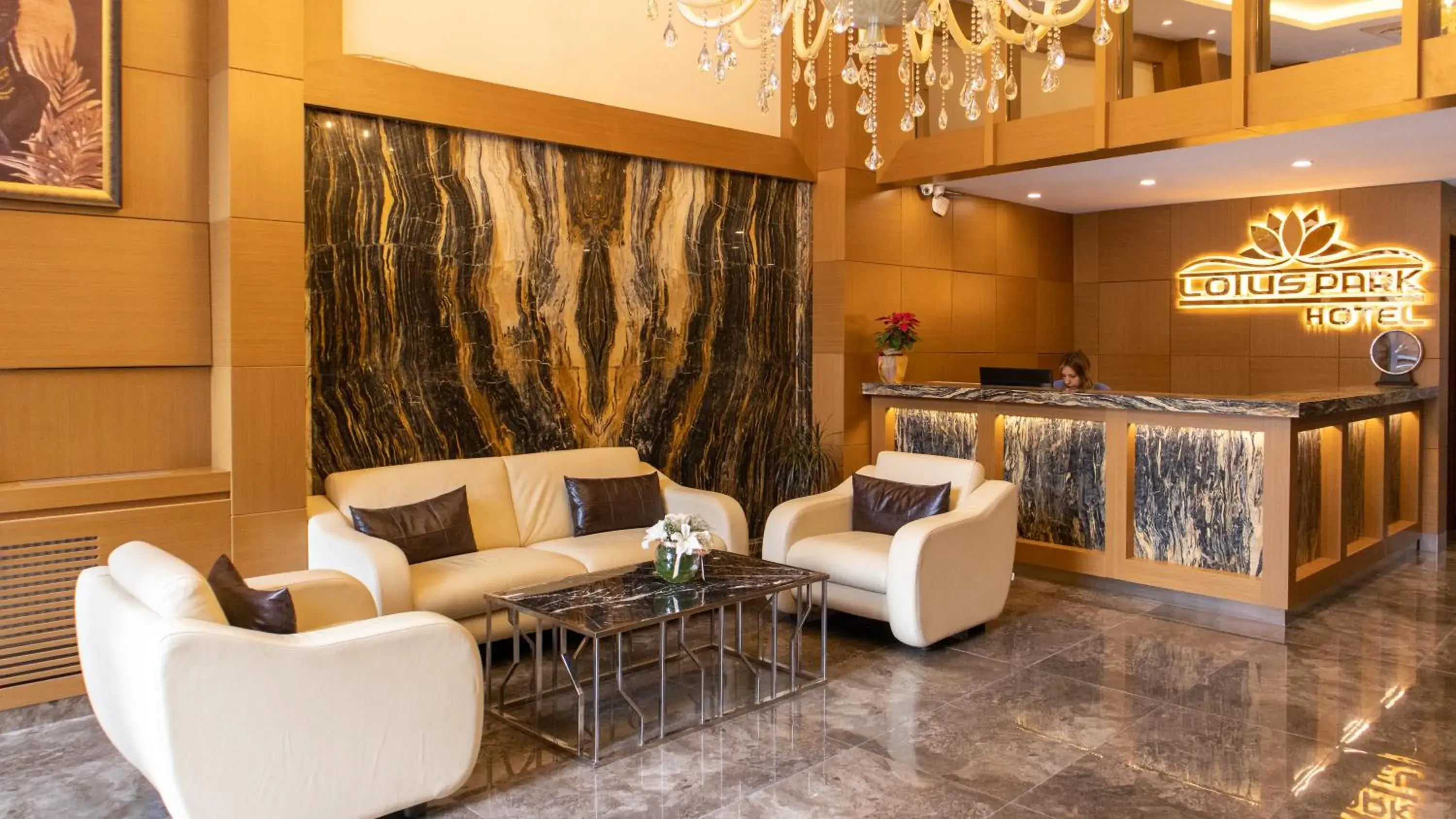 Lobby or reception in LOTUSPARK HOTEL Lobby or reception in LOTUSPARK HOTEL