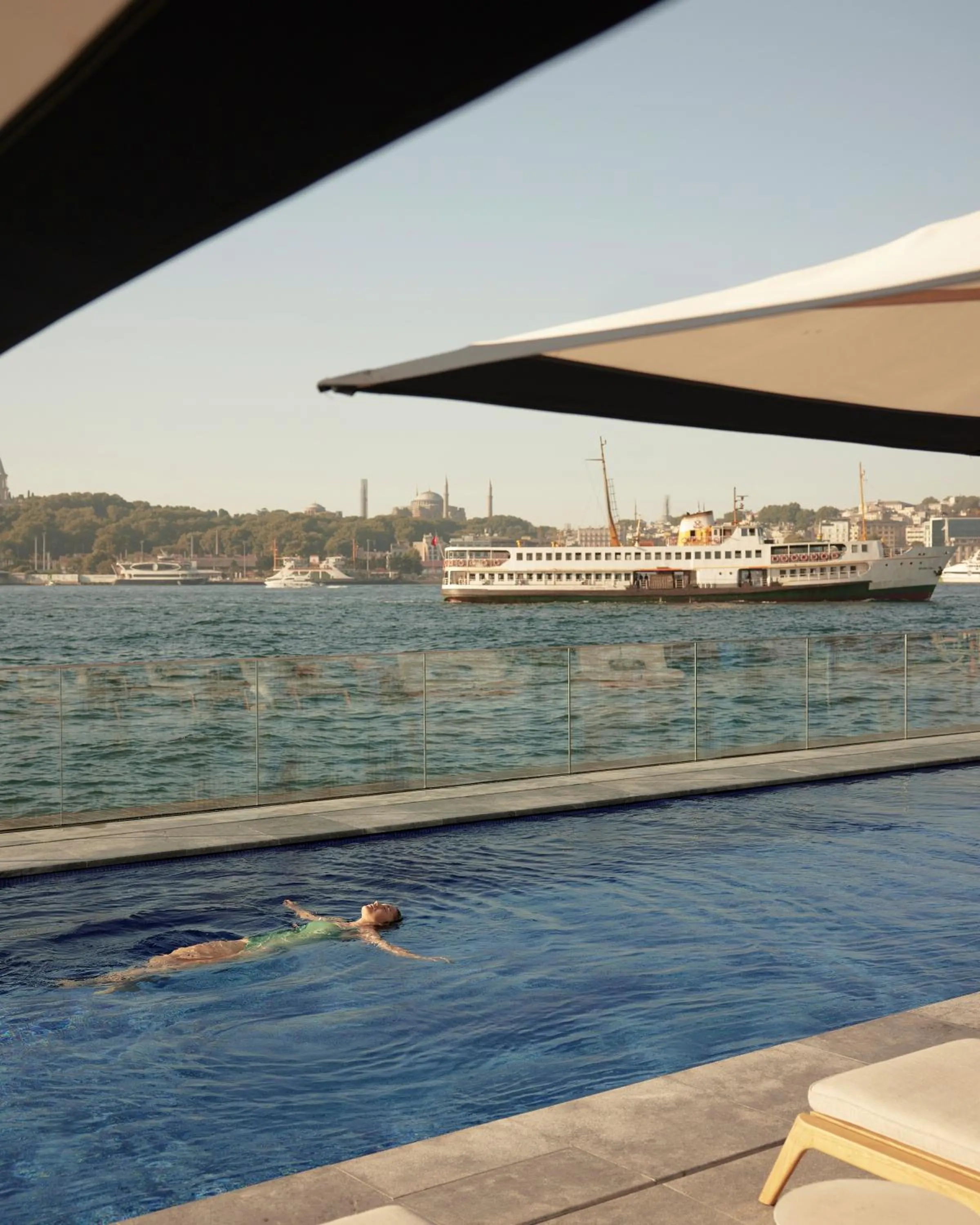 Swimming pool in The Peninsula Istanbul