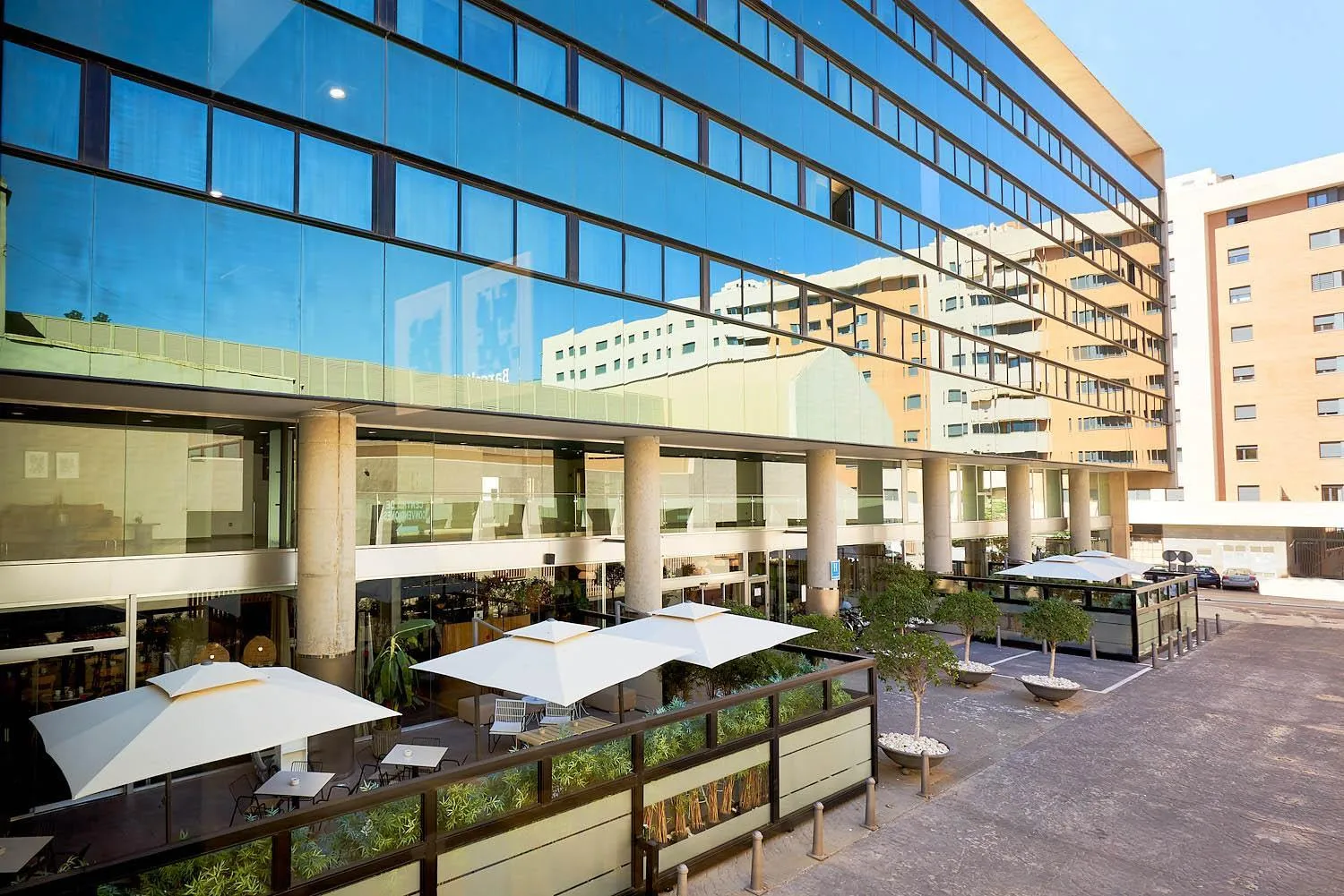 Balcony/Terrace in Eurostars Málaga
