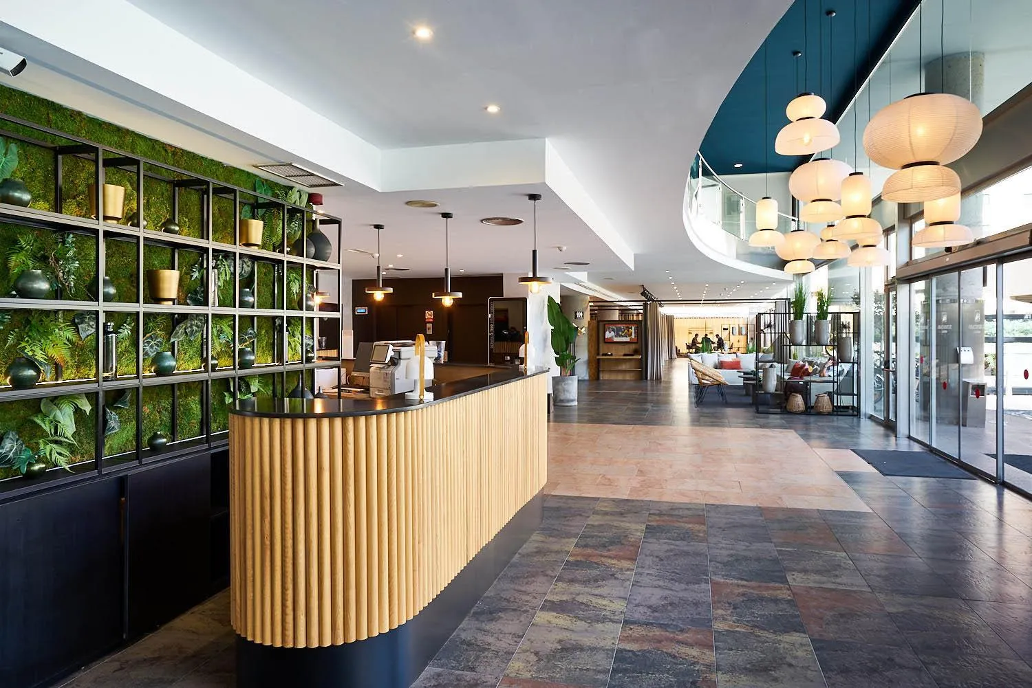 Lounge or bar in Eurostars Málaga