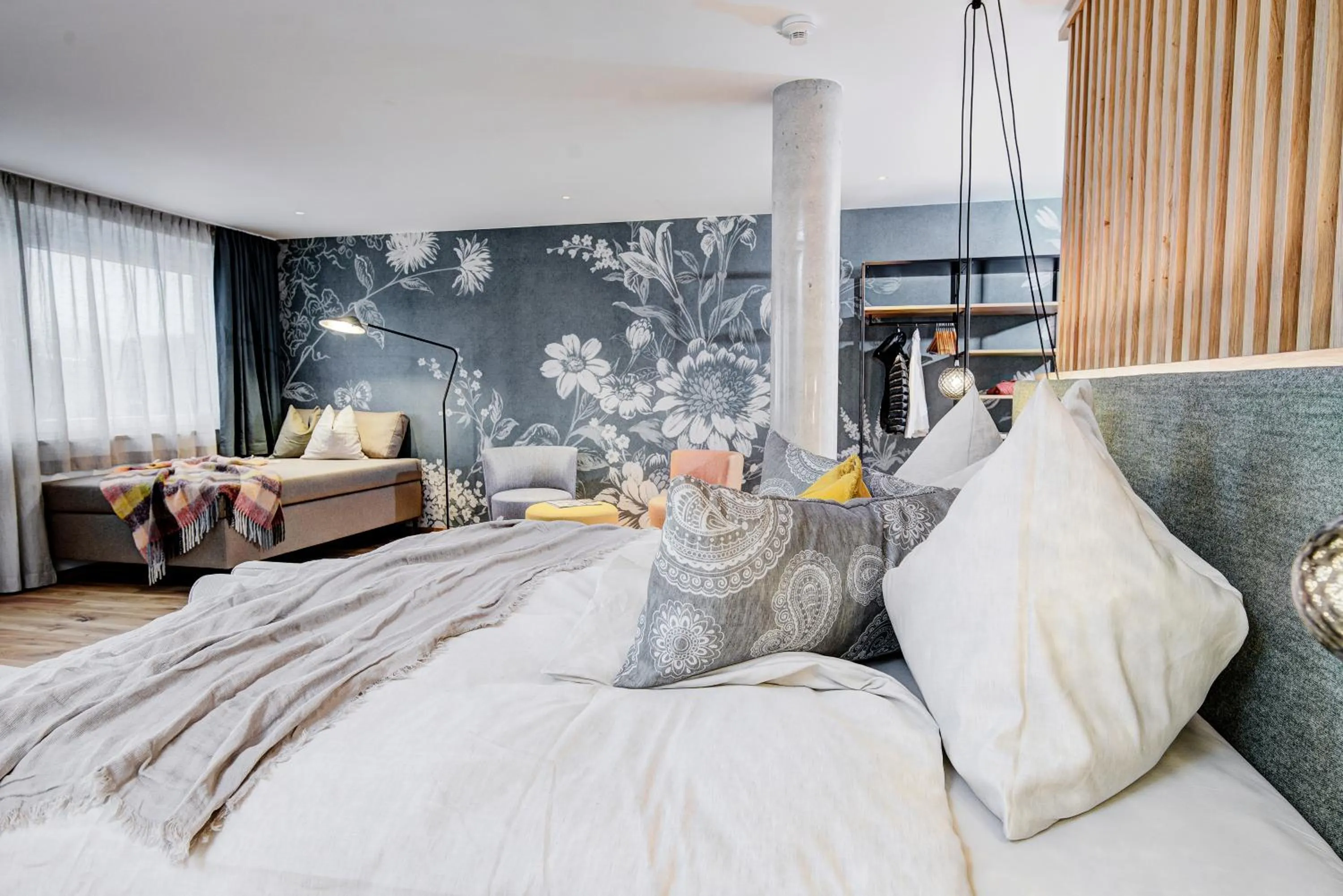 Living room, Bed in Königswieser Hof