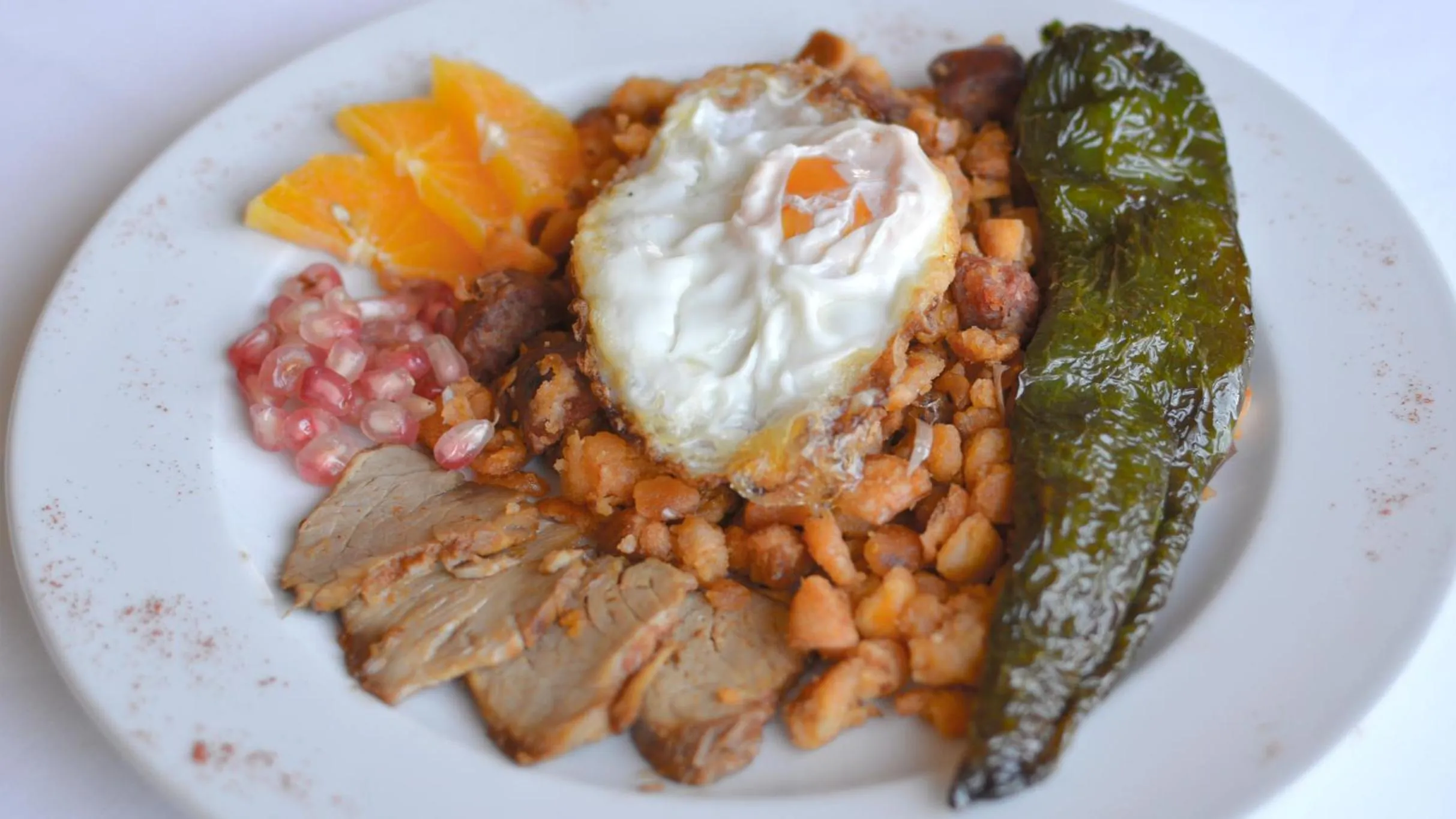 Food in La Posada del Conde