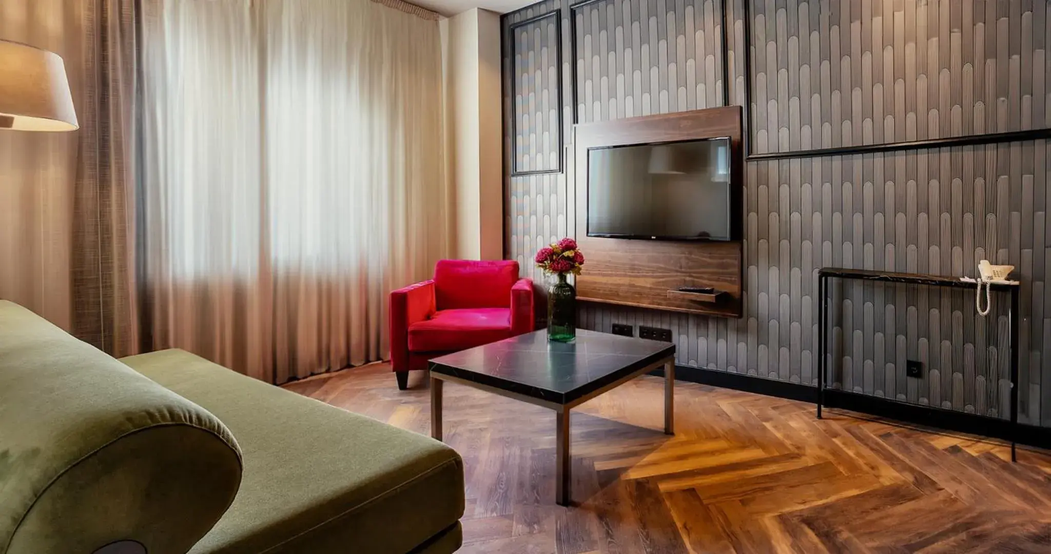 Living room in Vértice Sevilla Aljarafe Living room in Vértice Sevilla Aljarafe