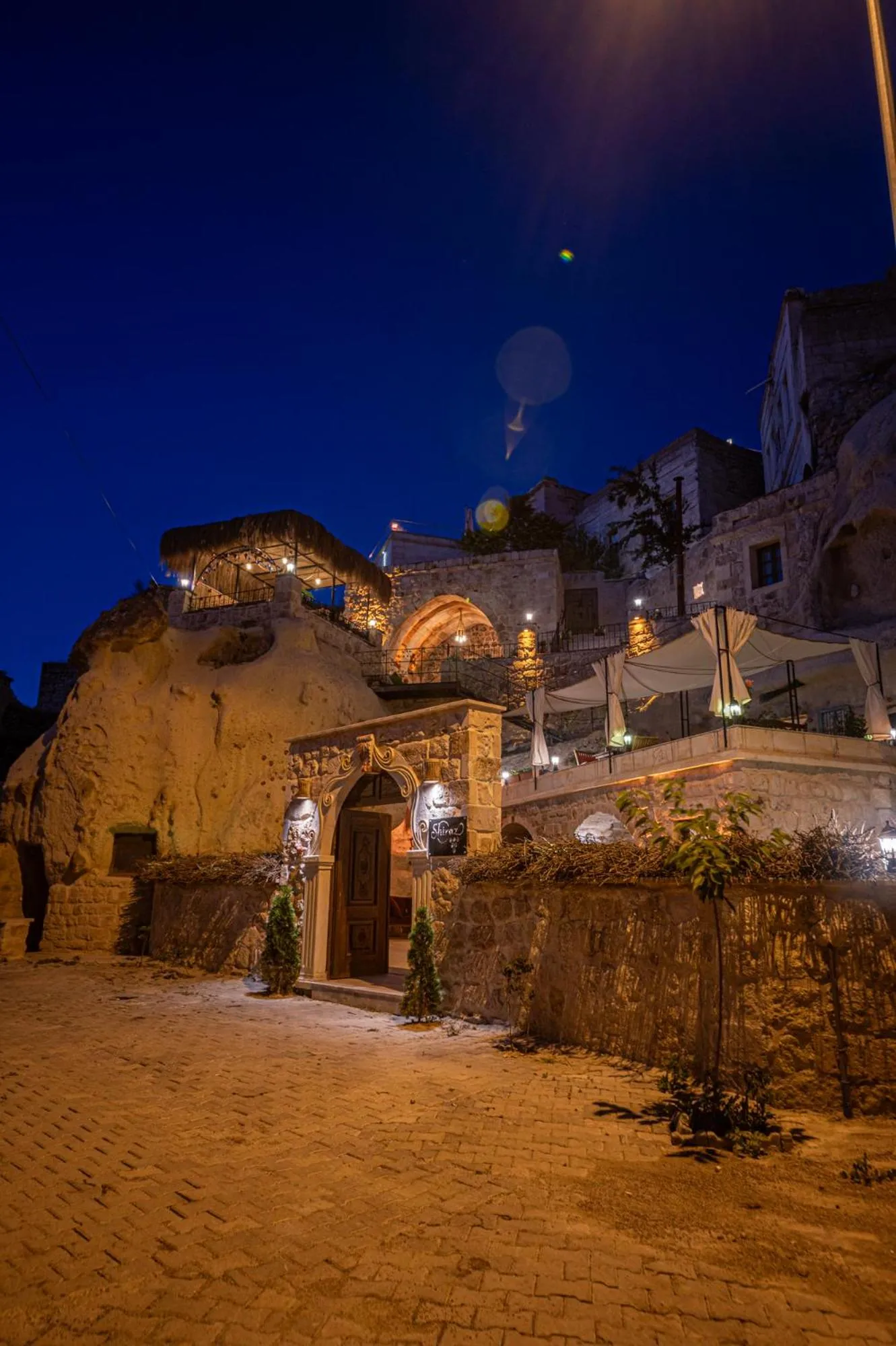 Landmark view in Shiraz Cave Cappadocia