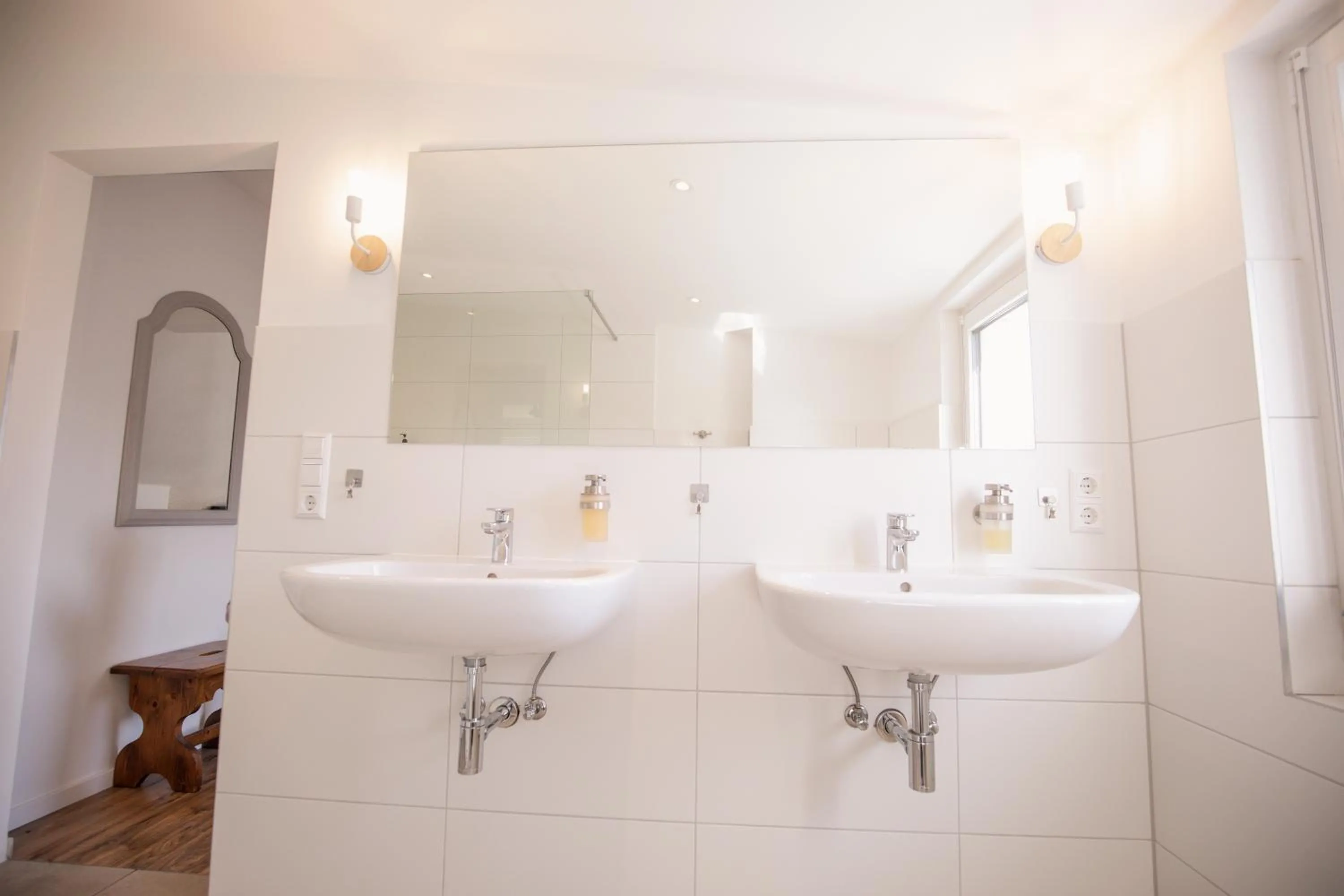 Bathroom in Landhotel Strandallee