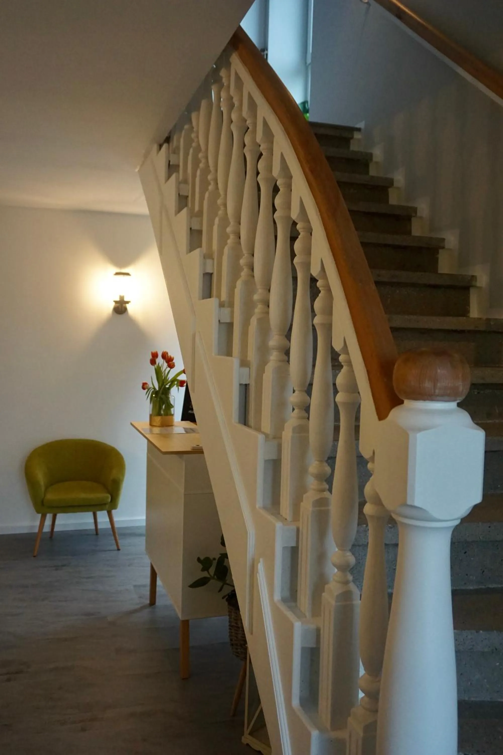 Lobby or reception in Landhotel Strandallee