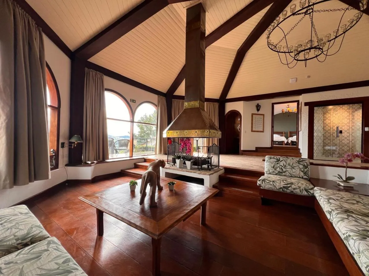 Seating area in Hotel Pousada Bella Locanda