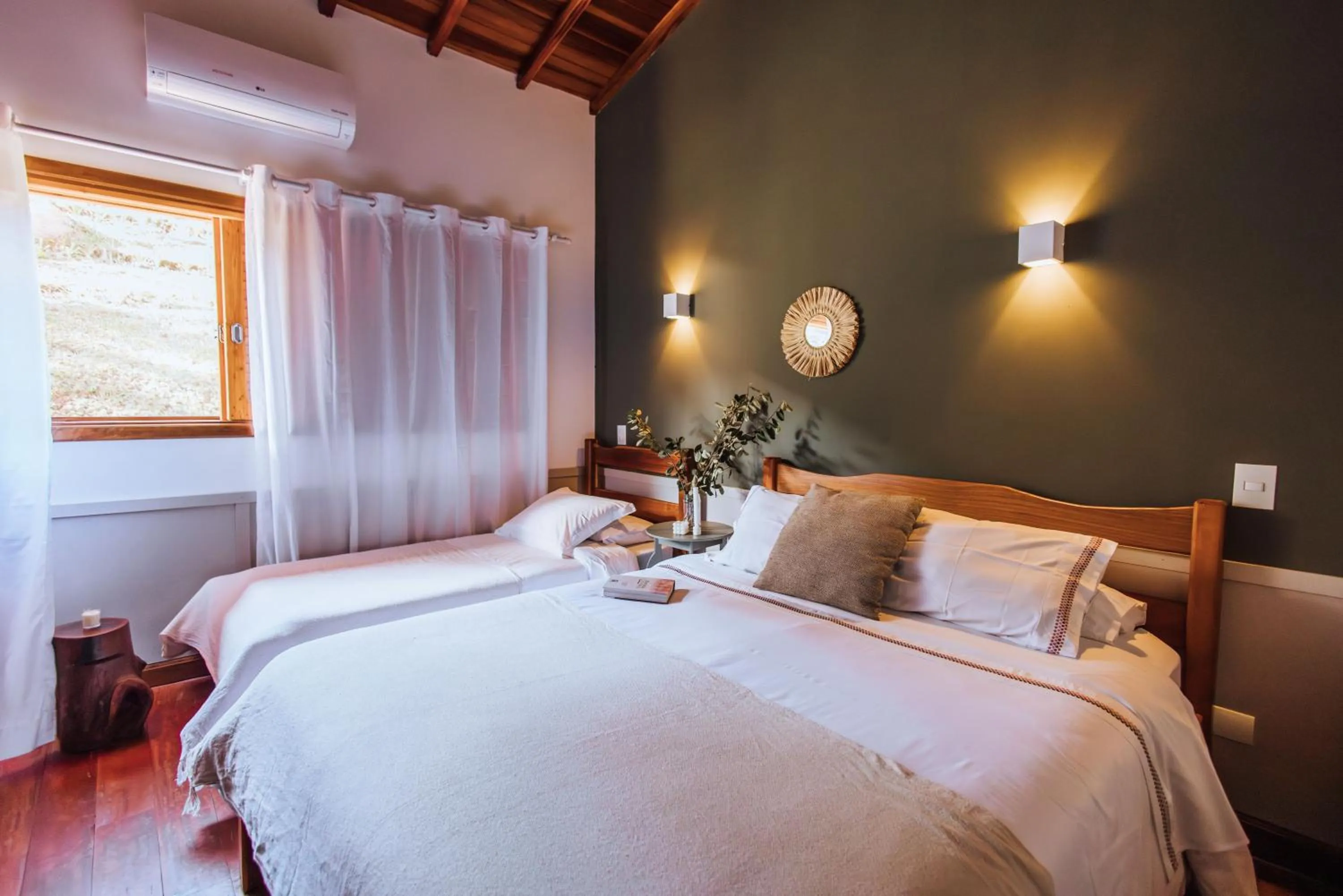 Bed in Smart Hotel Reserva Campos do Jordão