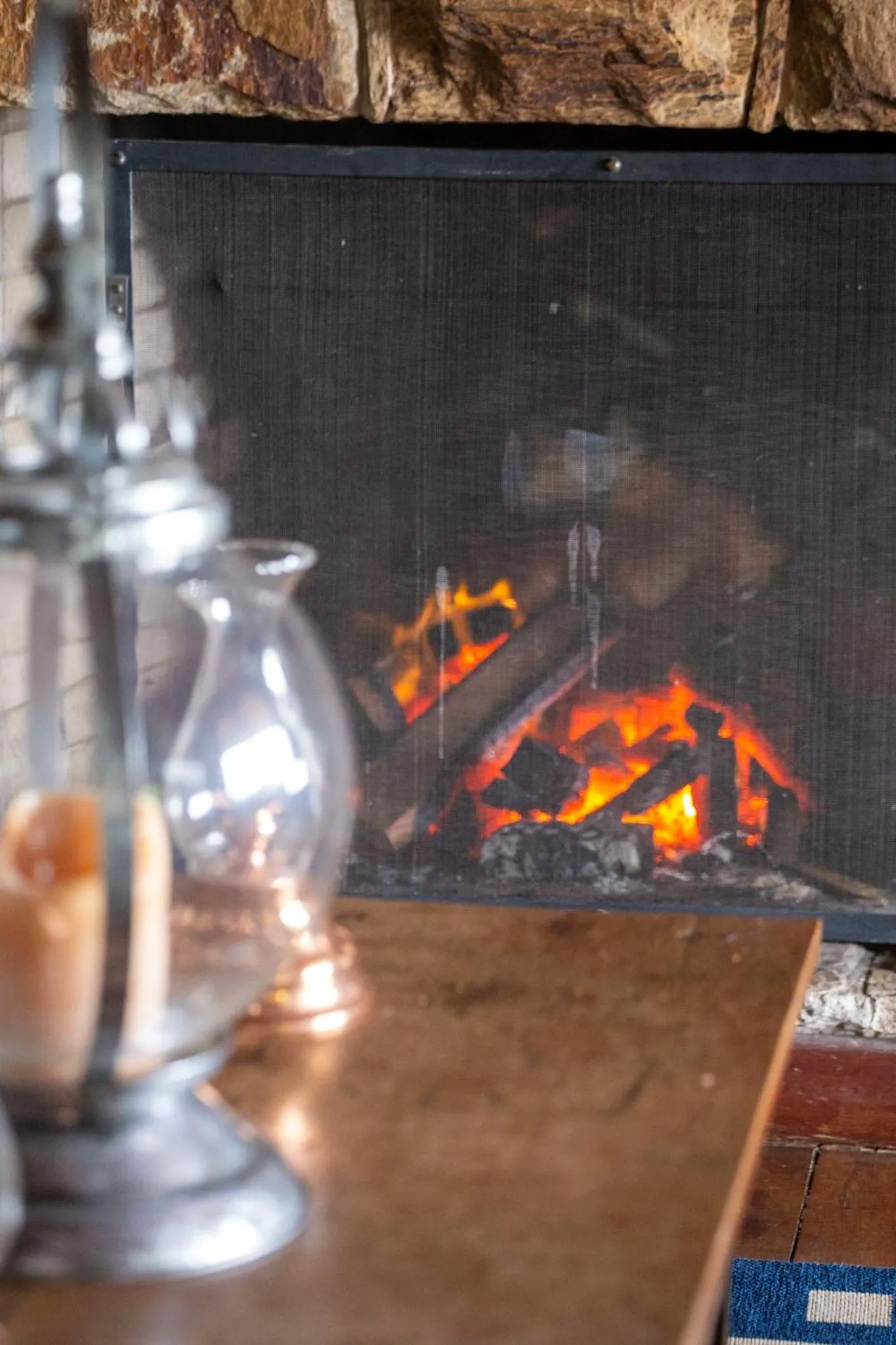 fireplace in Hotel Pousada Bella Locanda