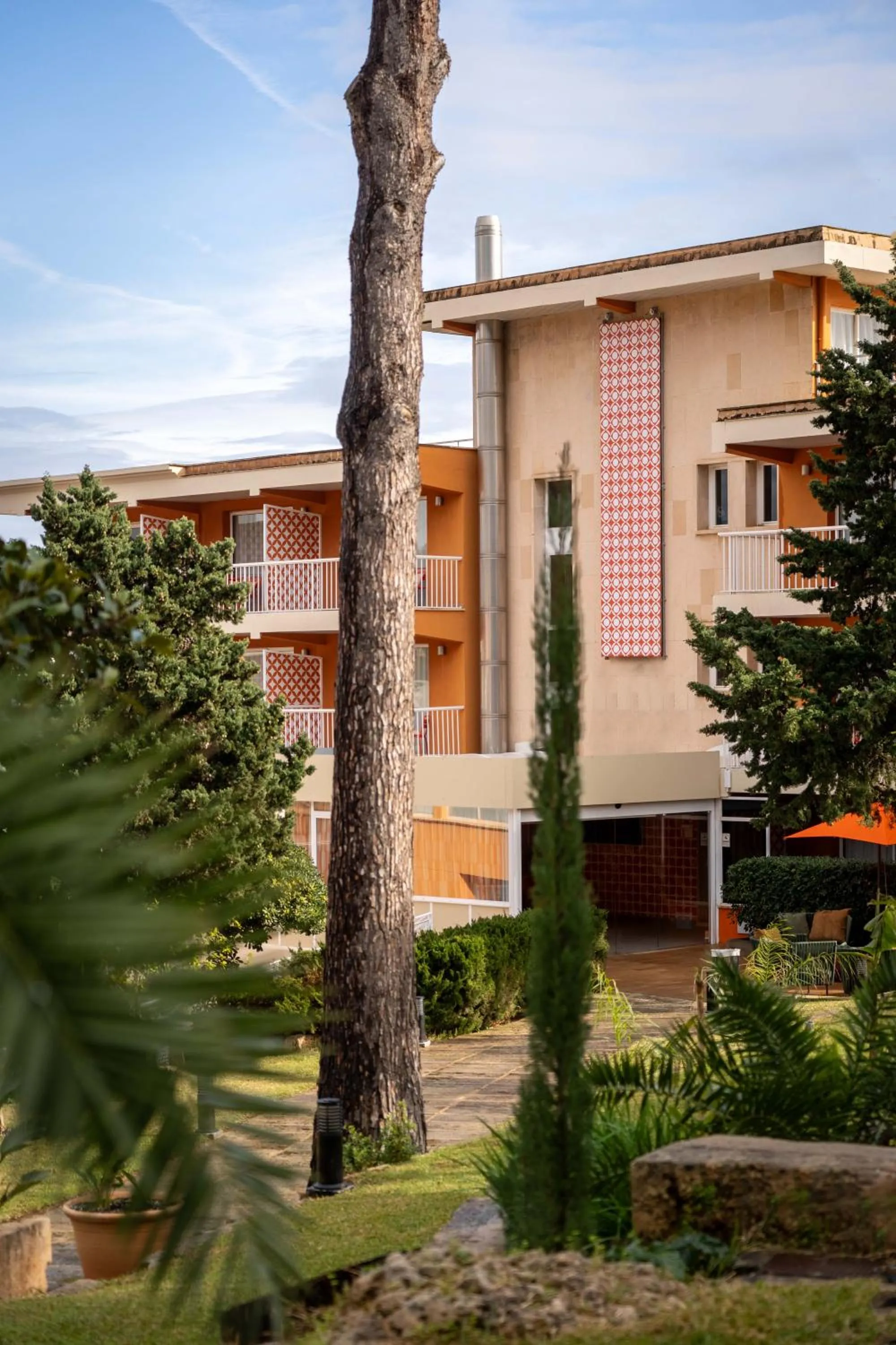 Garden view in Hesperia Mallorca