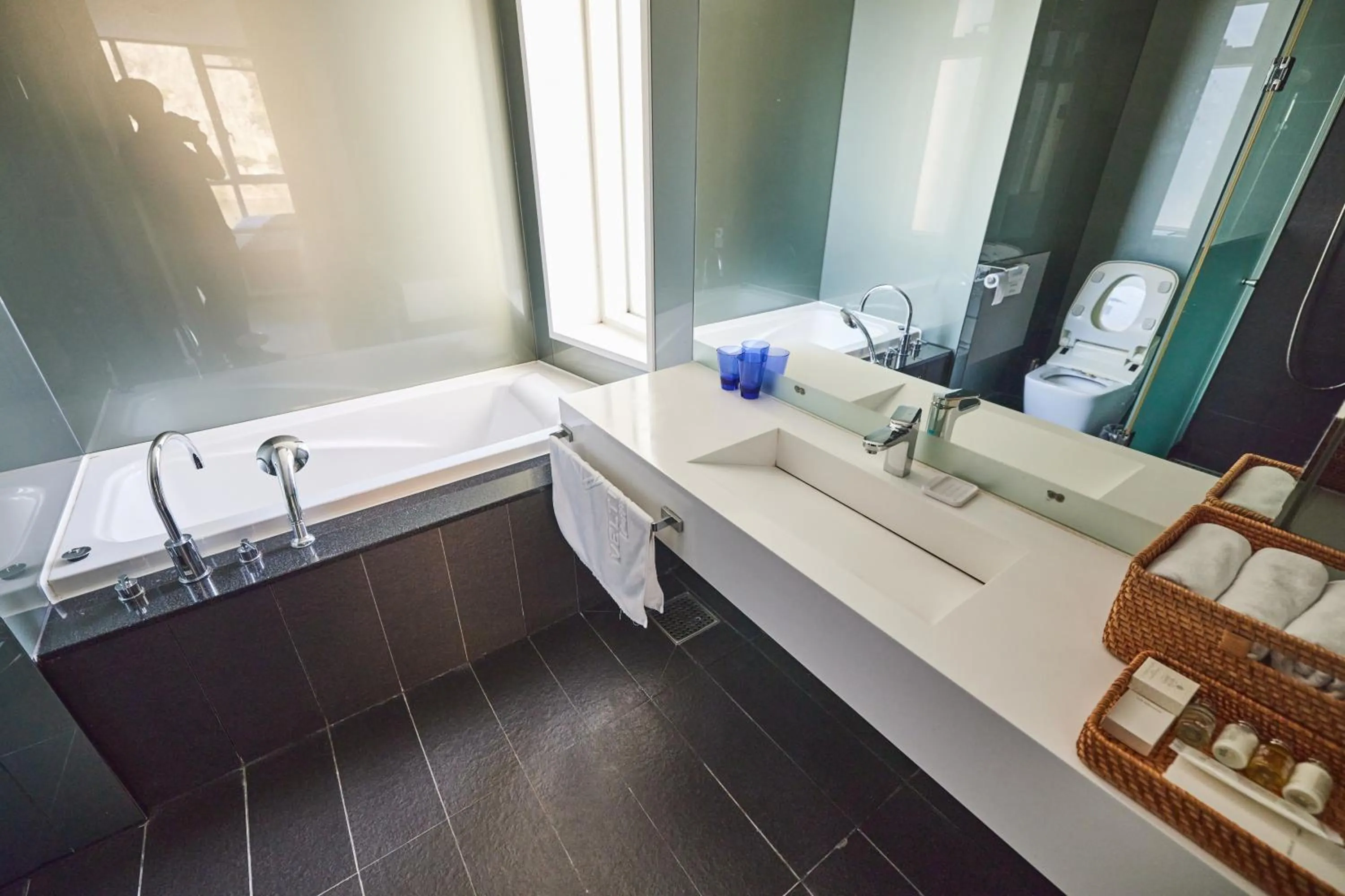 Bathroom in YJ Hotel