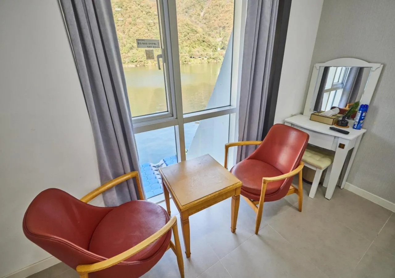 Seating area in YJ Hotel