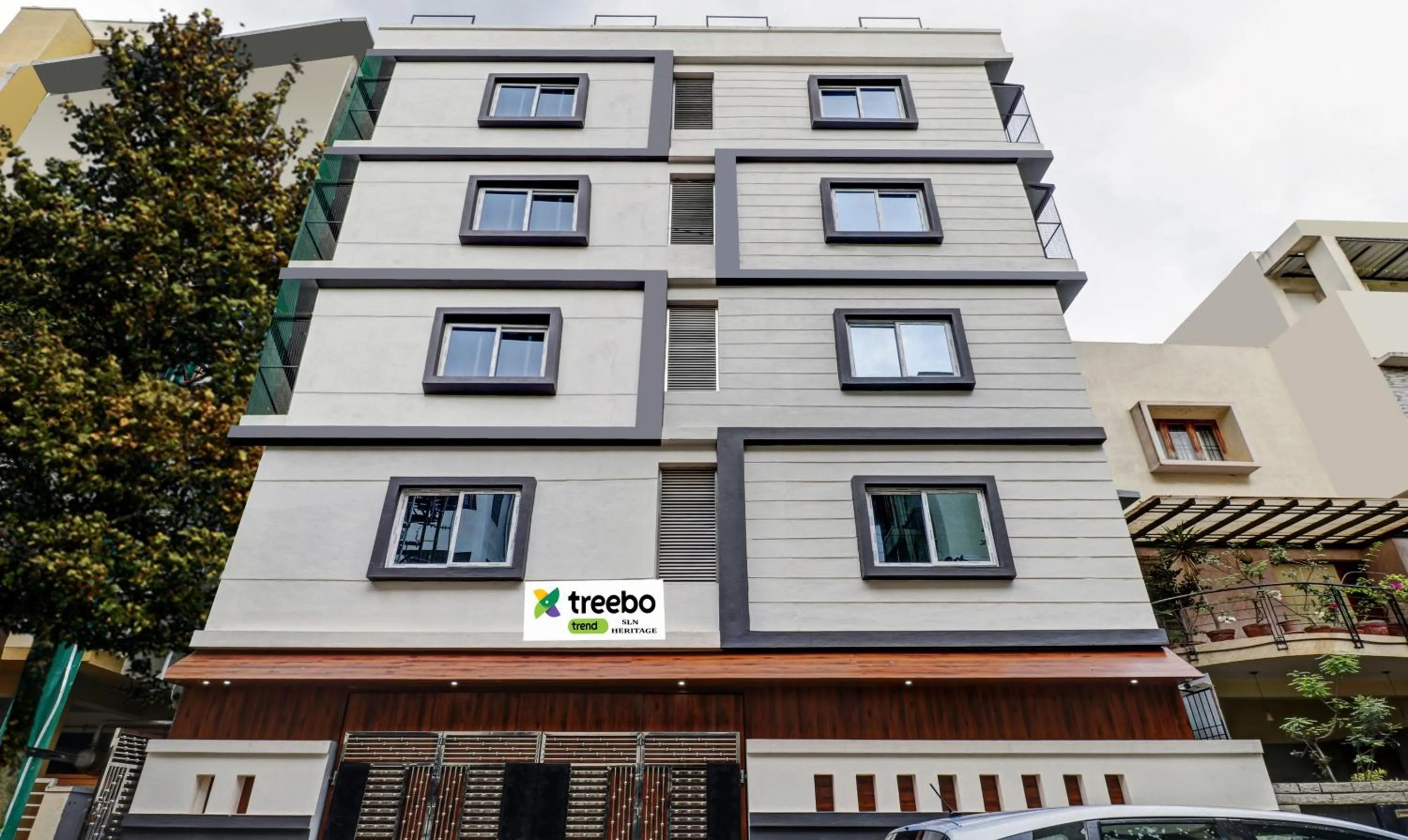 Facade/entrance in Treebo SLN Heritage