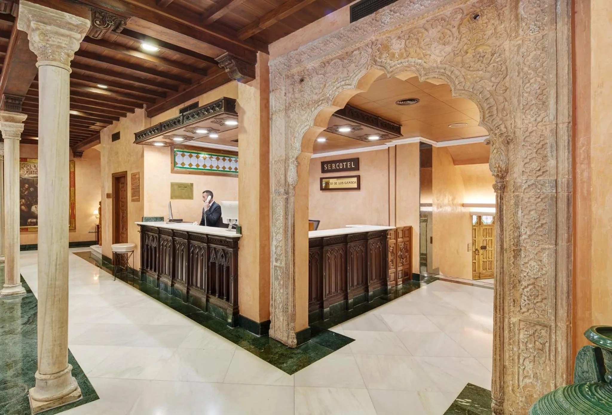 Lobby or reception in Sercotel Palacio de los Gamboa