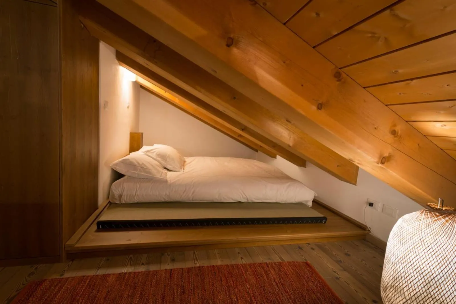 Bed in Appartamento Jardin des Alpes.