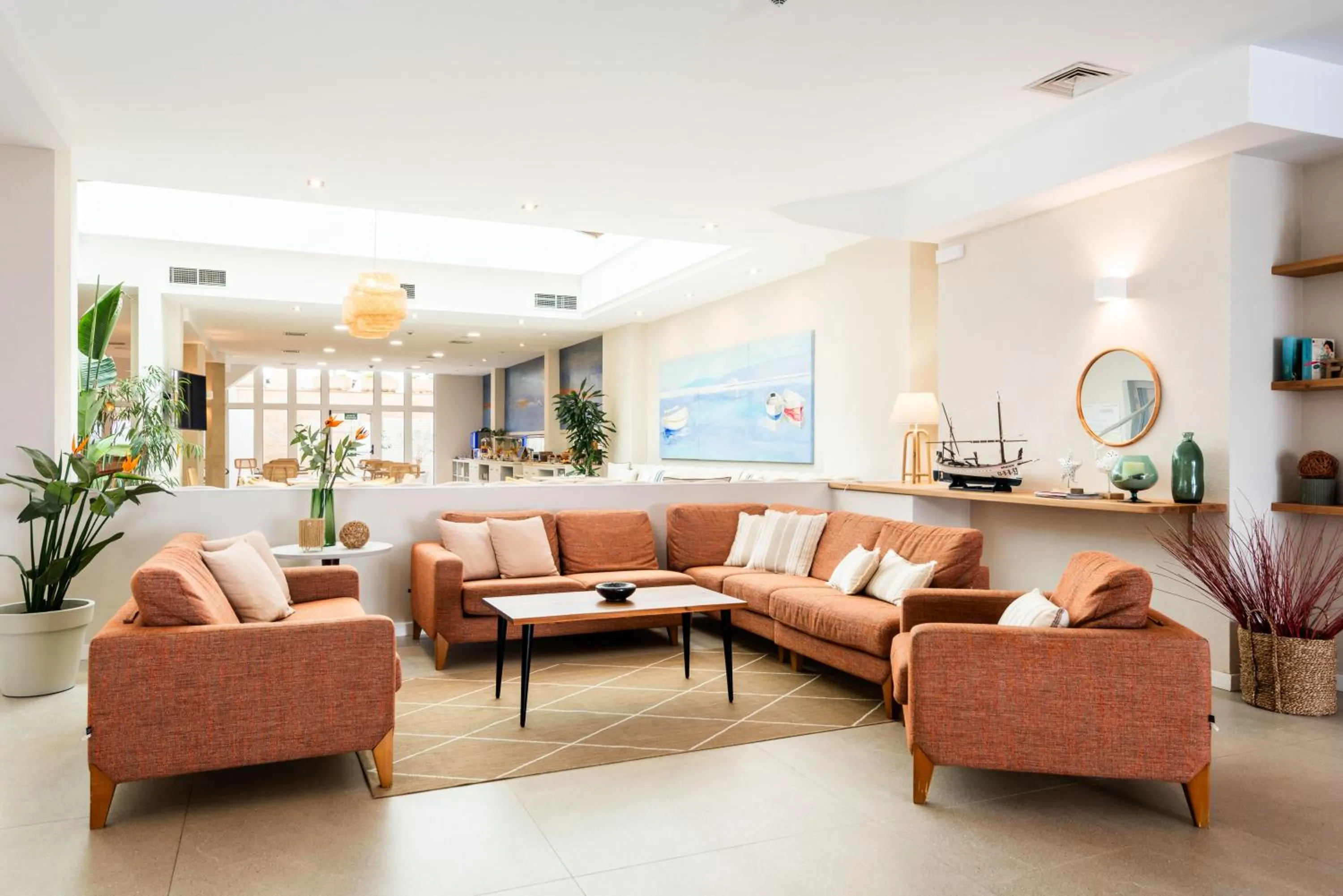 Living room in Hotel Patricia Menorca