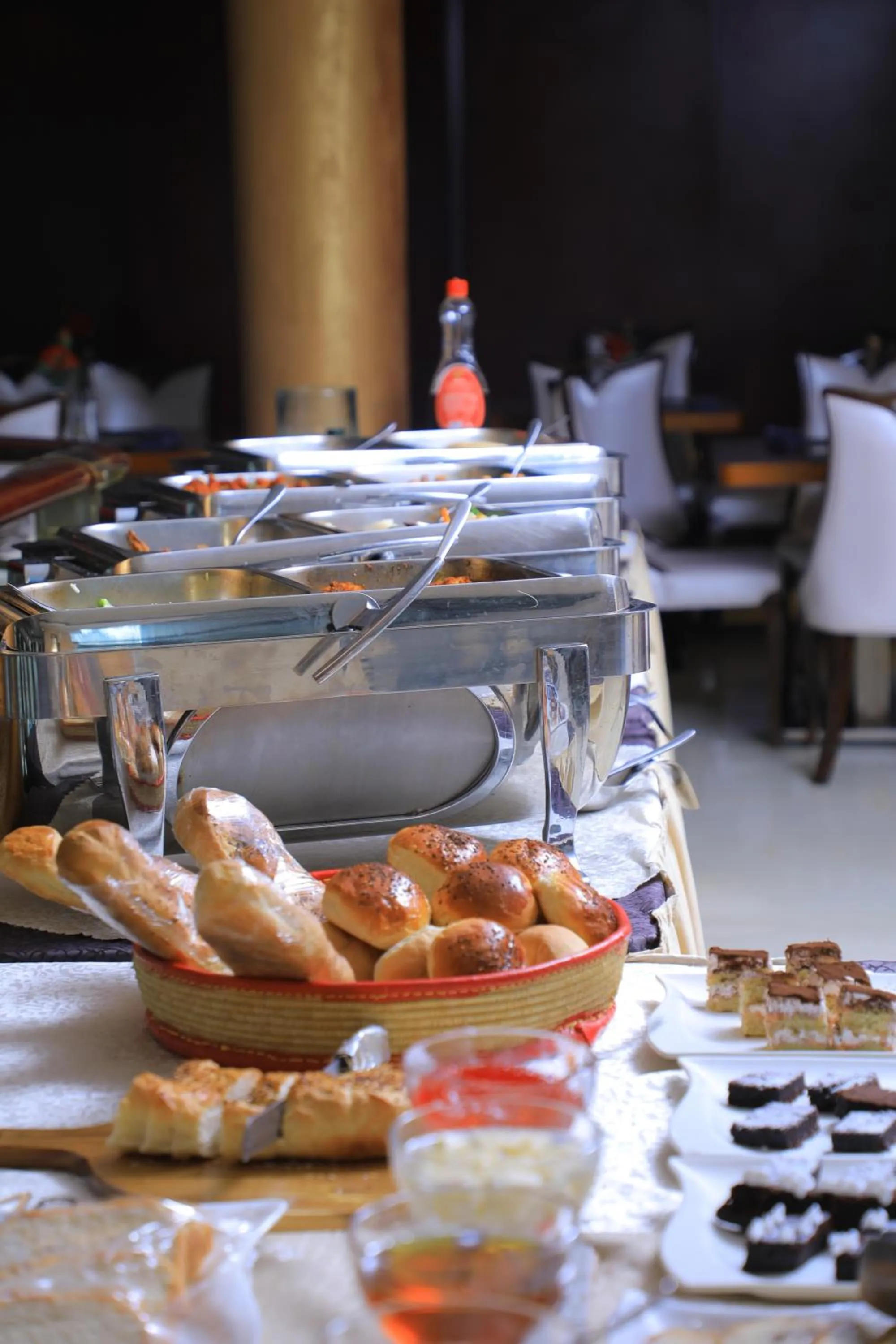 Buffet breakfast in Sidra International Hotel