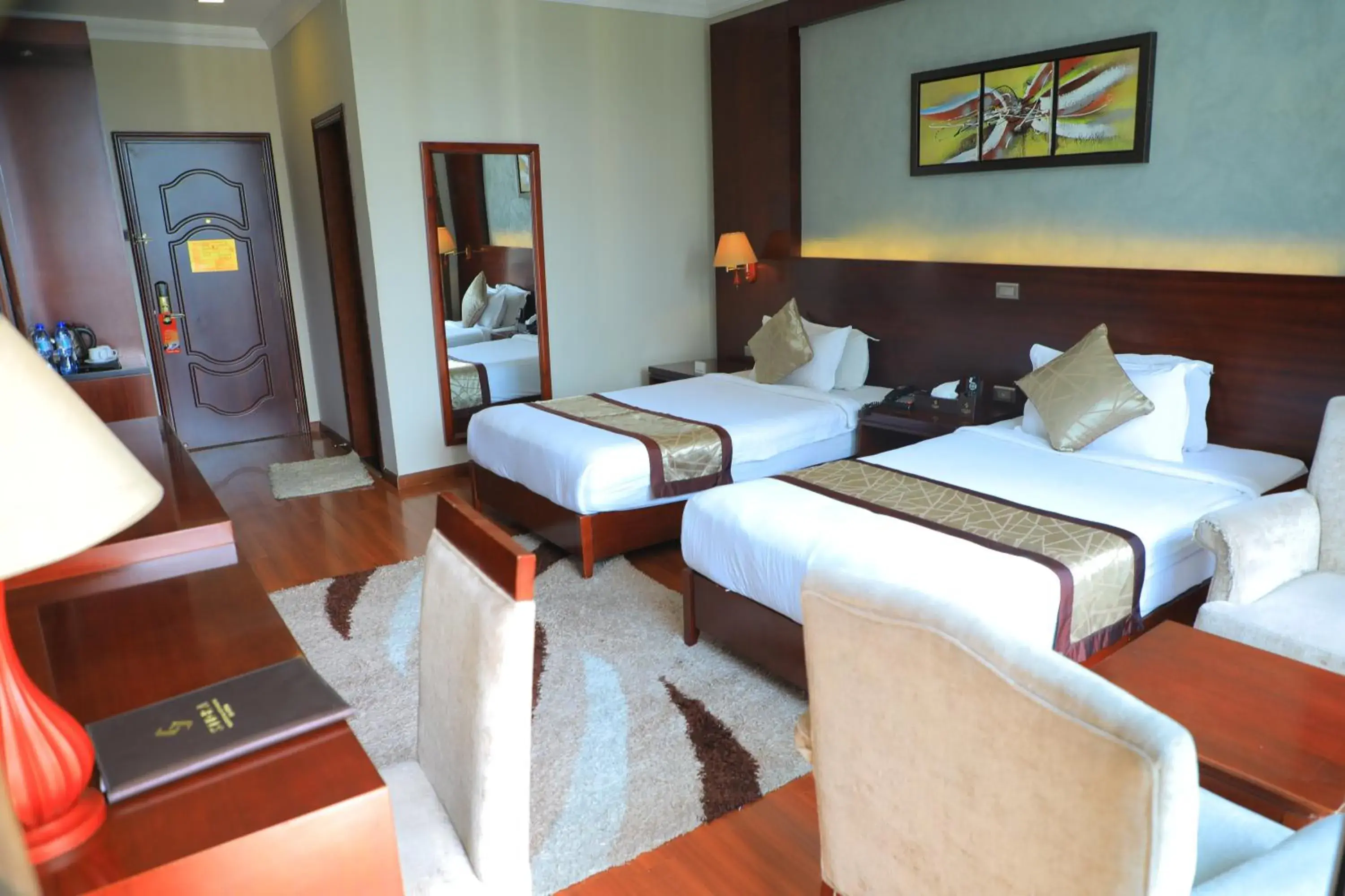 Deluxe Twin Room in Sidra International Hotel Deluxe Twin Room in Sidra International Hotel