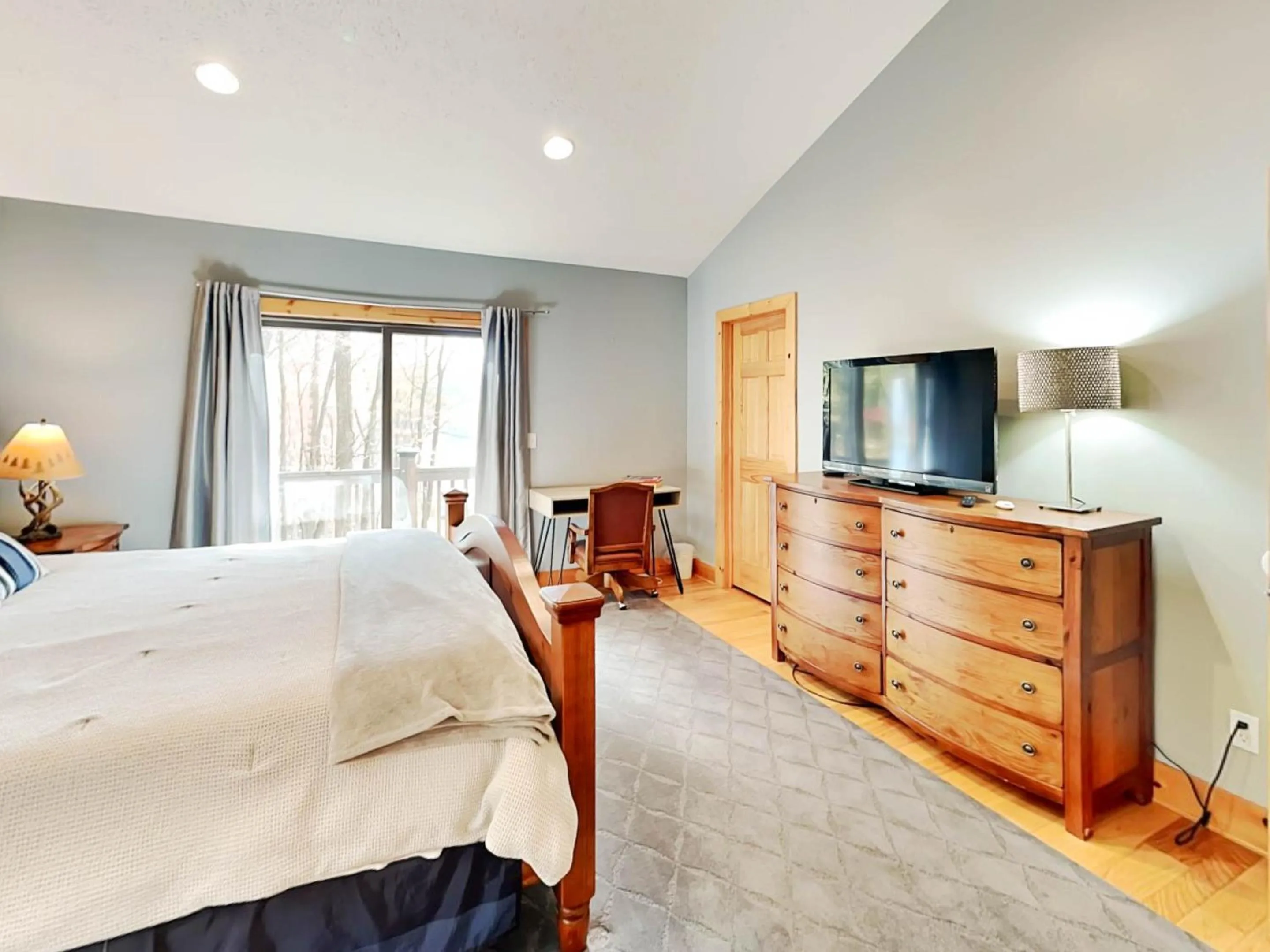 Bed in High Country Home